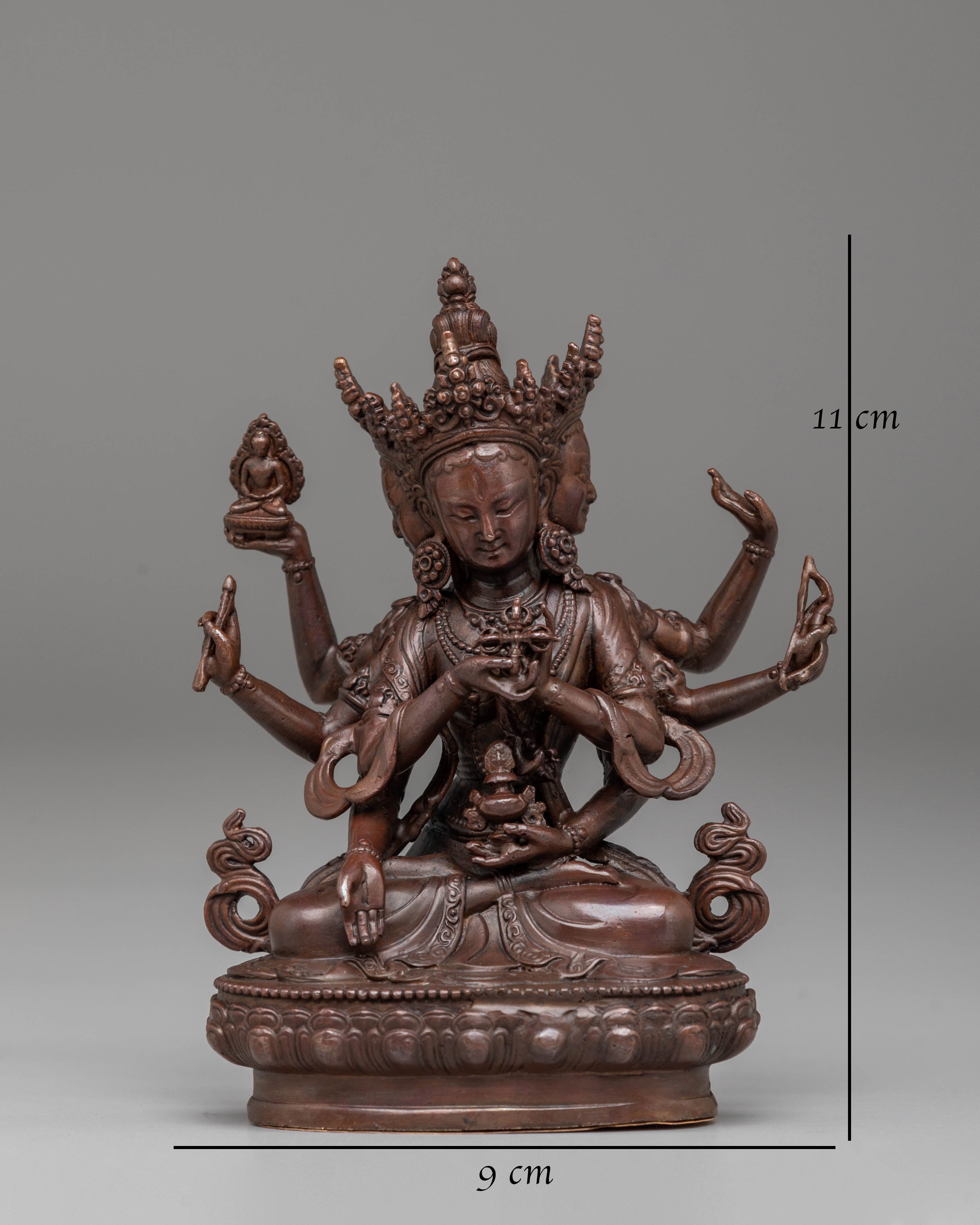 Handcrafted Namgyalma Statue | Tibetan Deity of Longevity and Protection