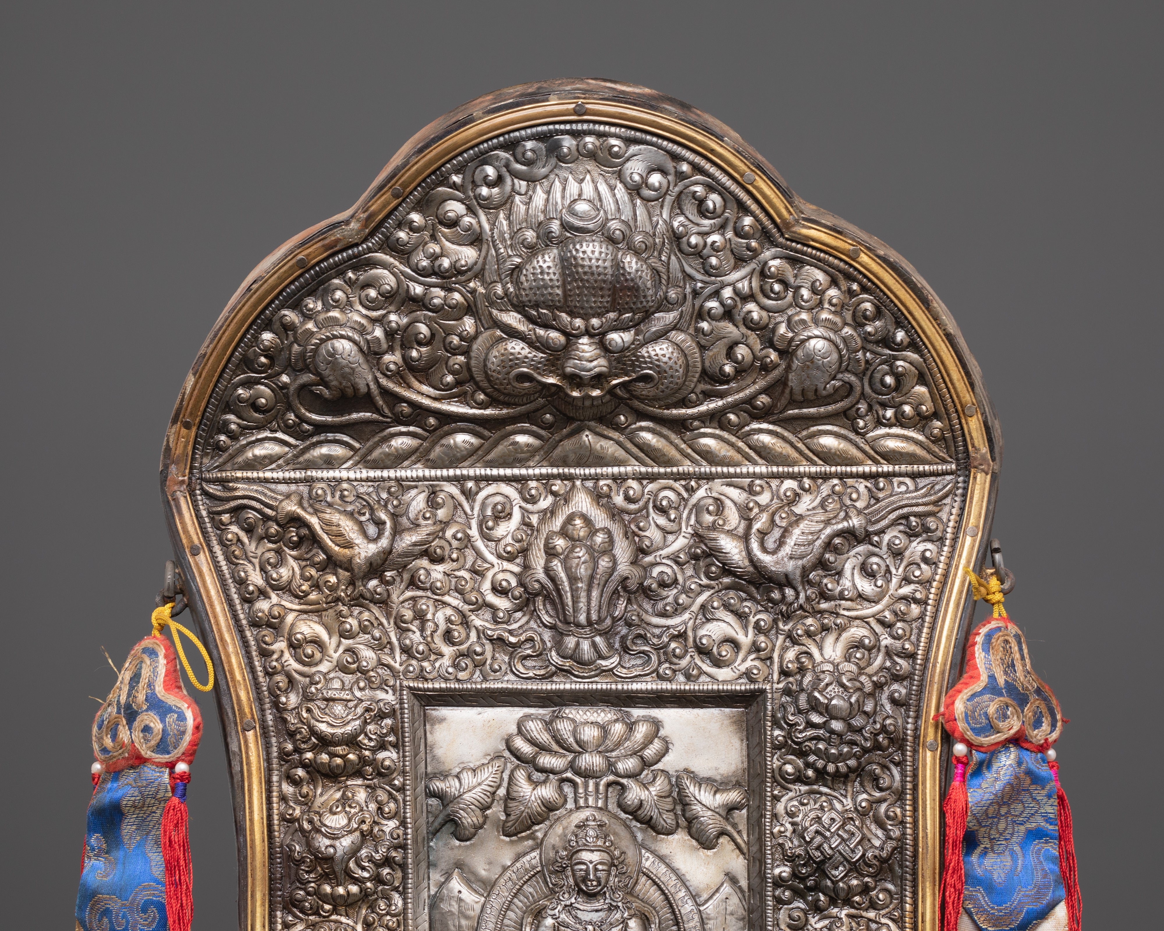 Tibetan Shakyamuni Buddha Metal Thangka | Symbol of Peace and Wellness