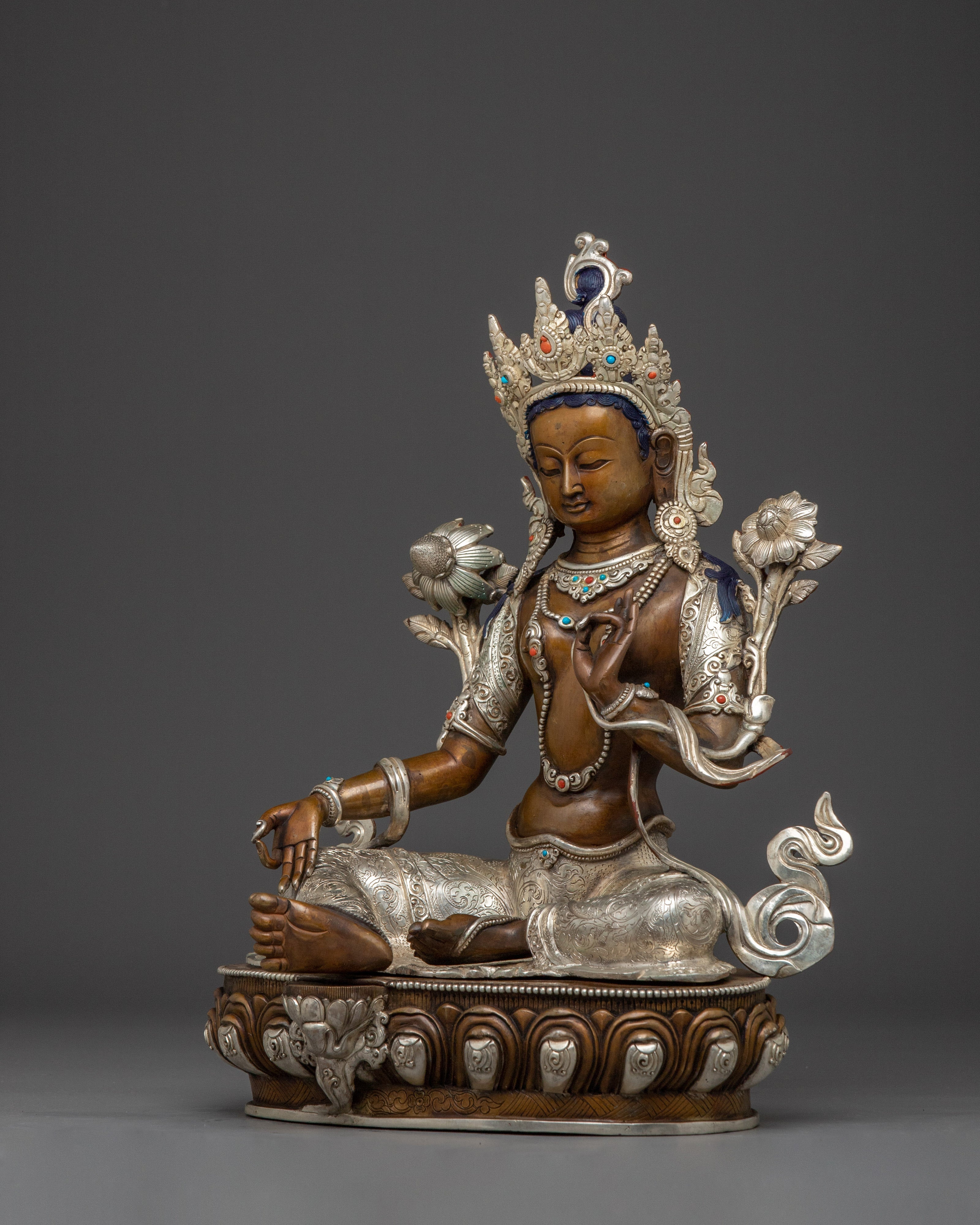 Green Tara Spiritual Decor Statue | Shyama Tara - Mother of All  Buddhas