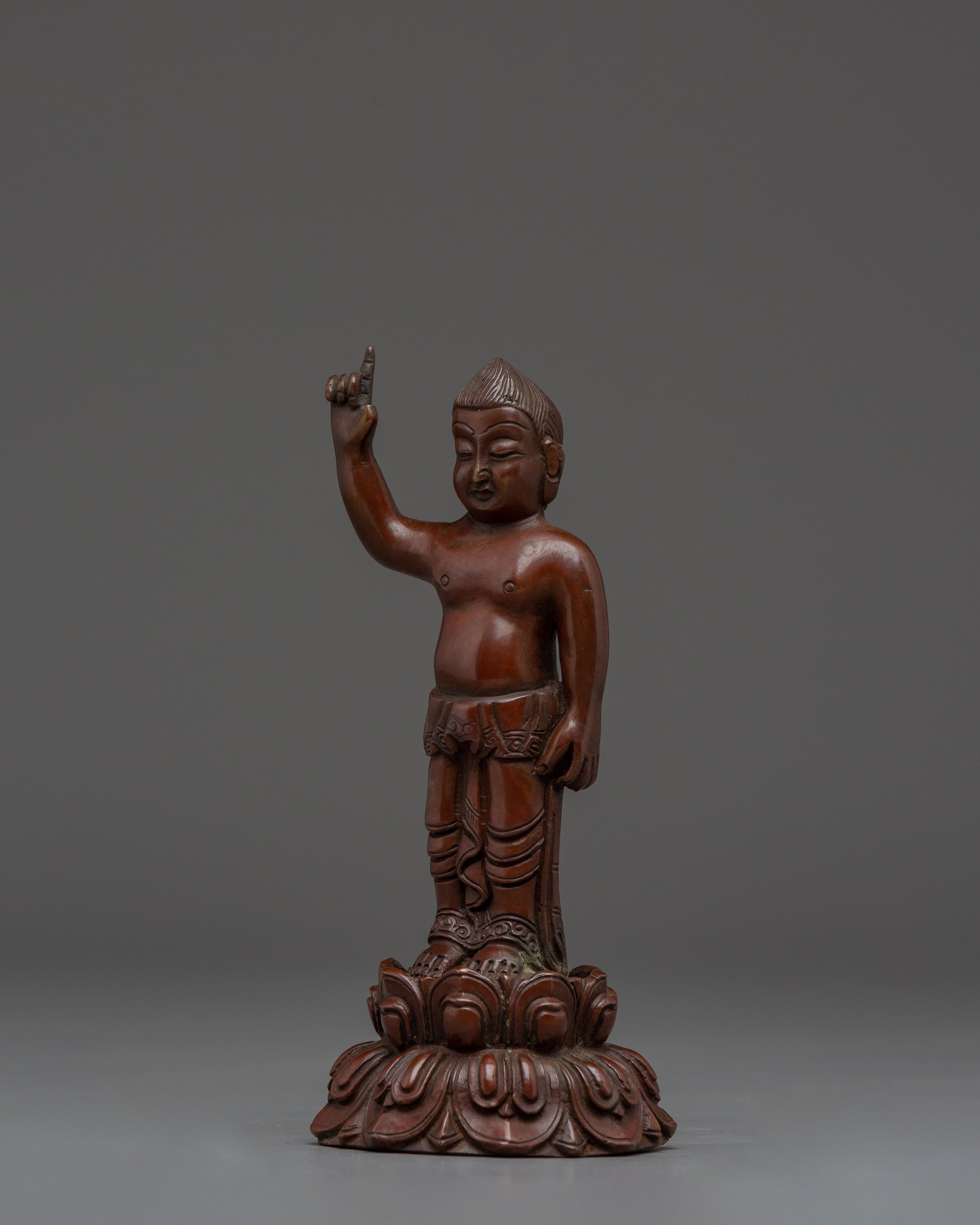 Elegant Little Buddha Statue | Handcrafted Buddhist Sculpture for Peace & Serenity