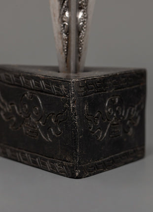 Iron Body Phurba | Tibetan Ritual Dagger with Vajra and Wrathful Deity