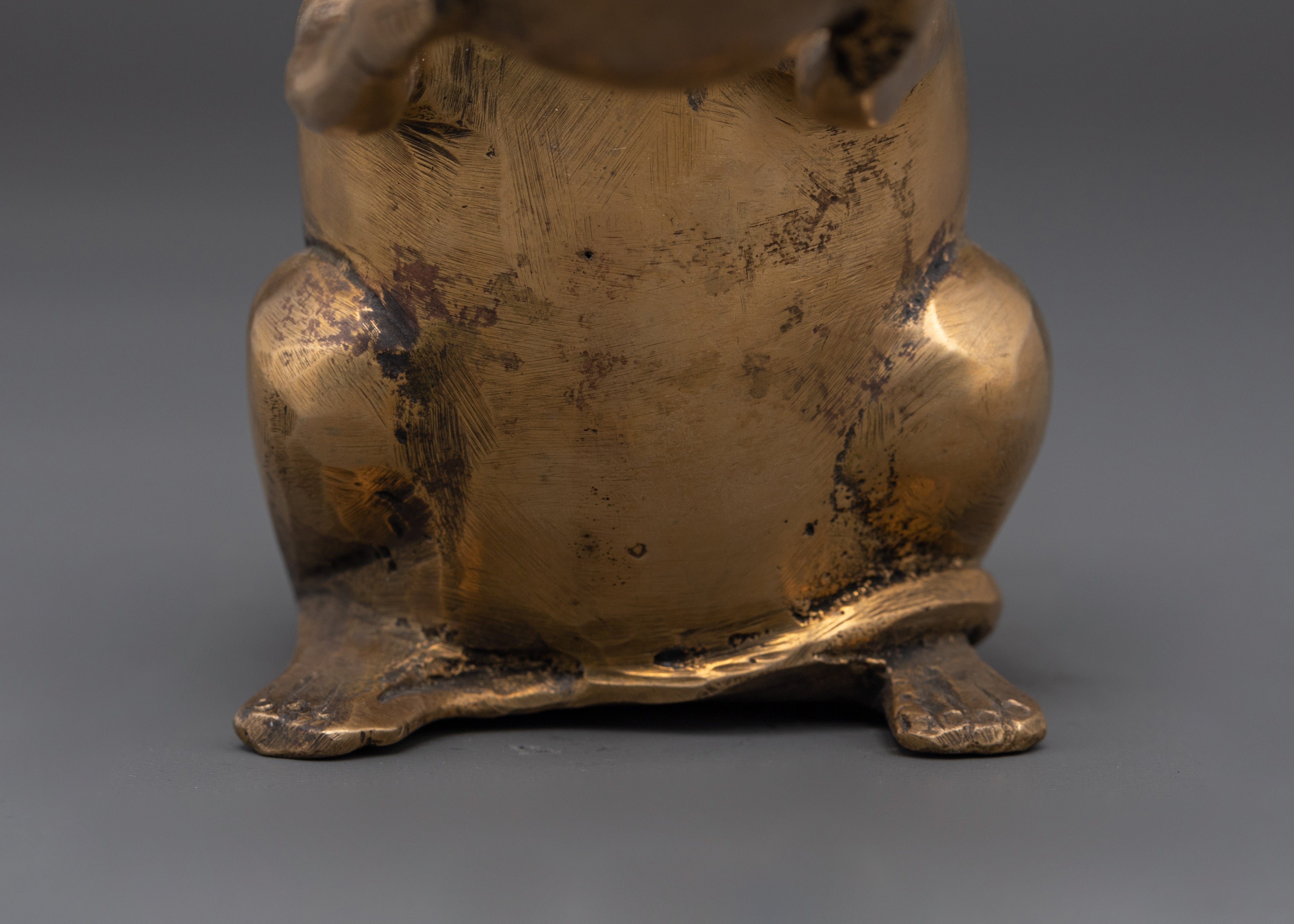 Spiritual Mouse Figurine | Handcrafted Brass Mouse Sculpture