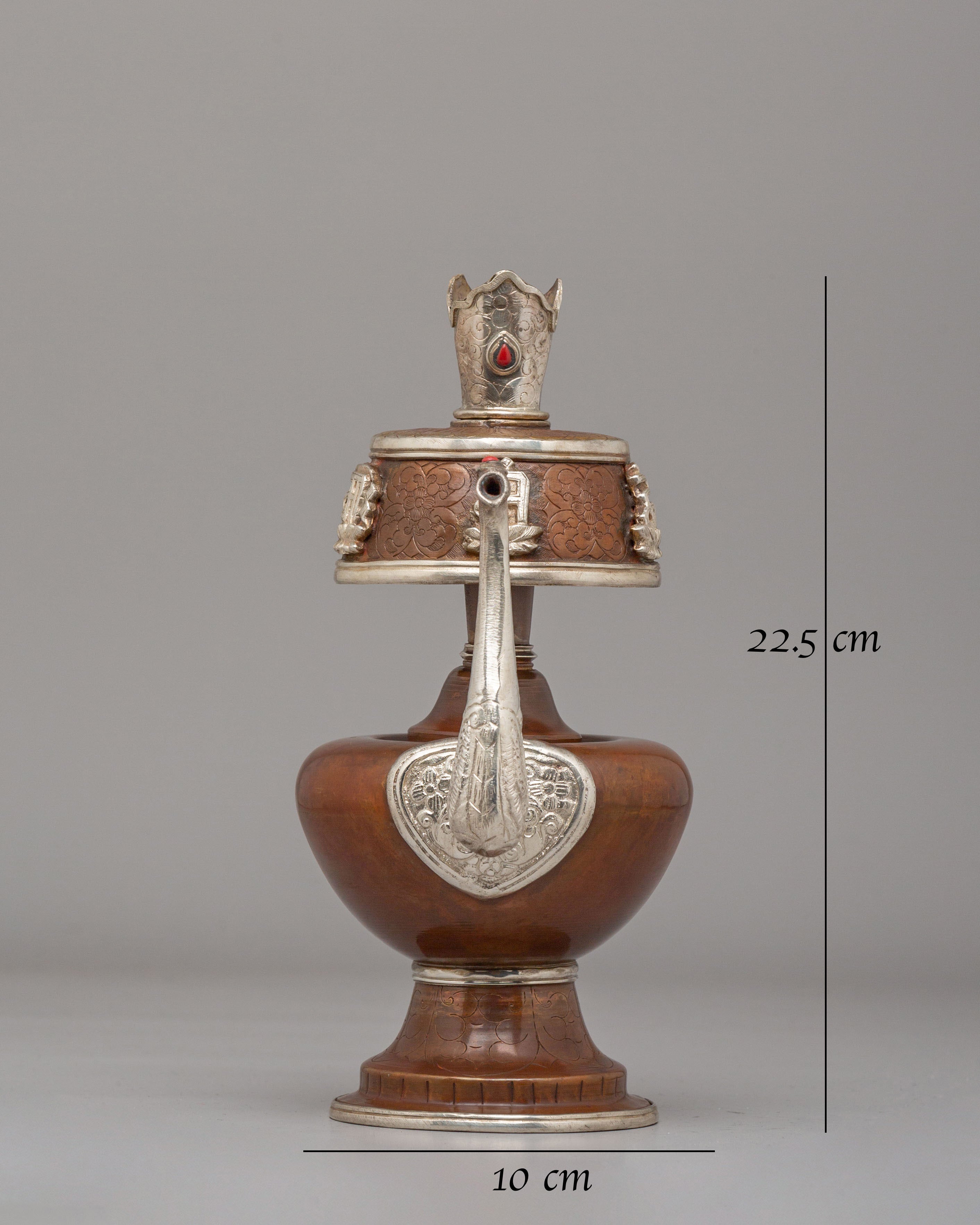 Spiritual Handcrafted Bhumba Offering Vessel | Traditional Ritual Vessel for Puja