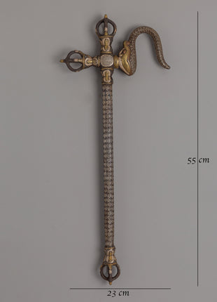 Tibetan Ritual Ankush | Ornate Ceremonial Hook with Intricate Detail