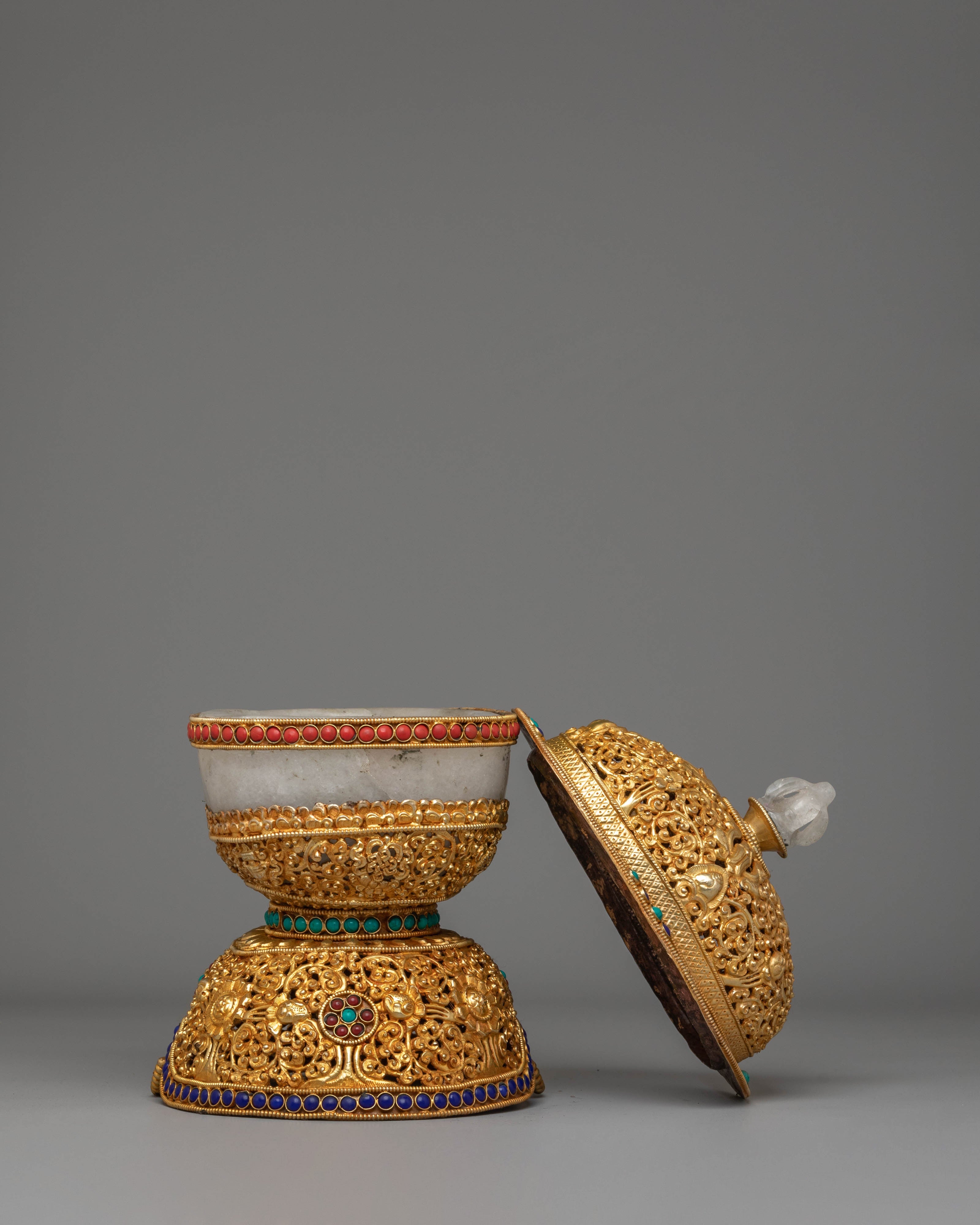 Spiritual Himalayan Kapala | Handcrafted Tibetan Ritual Bowl