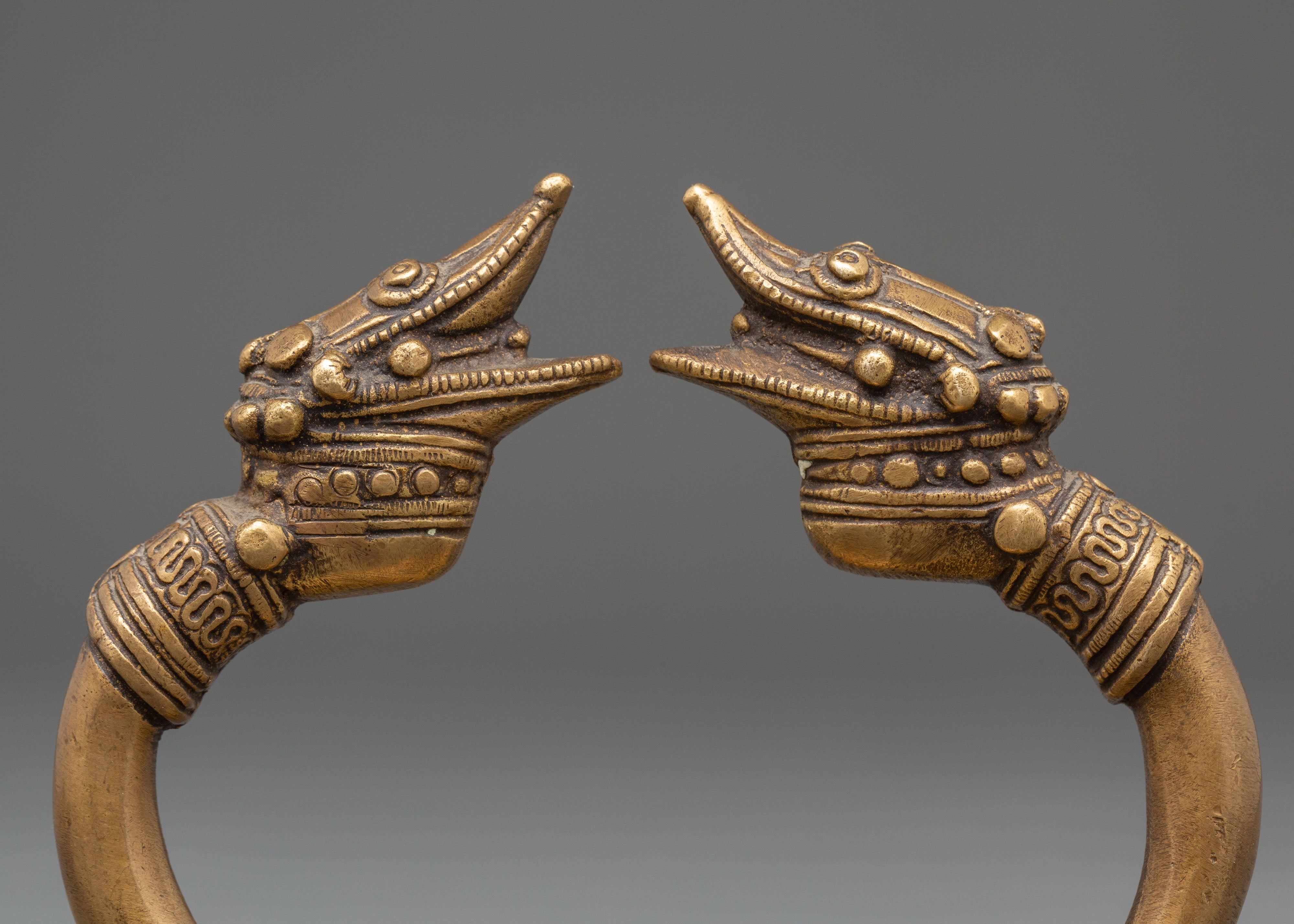 Handmade Brass Door Handle | Unique Animal Motif for Door Decor