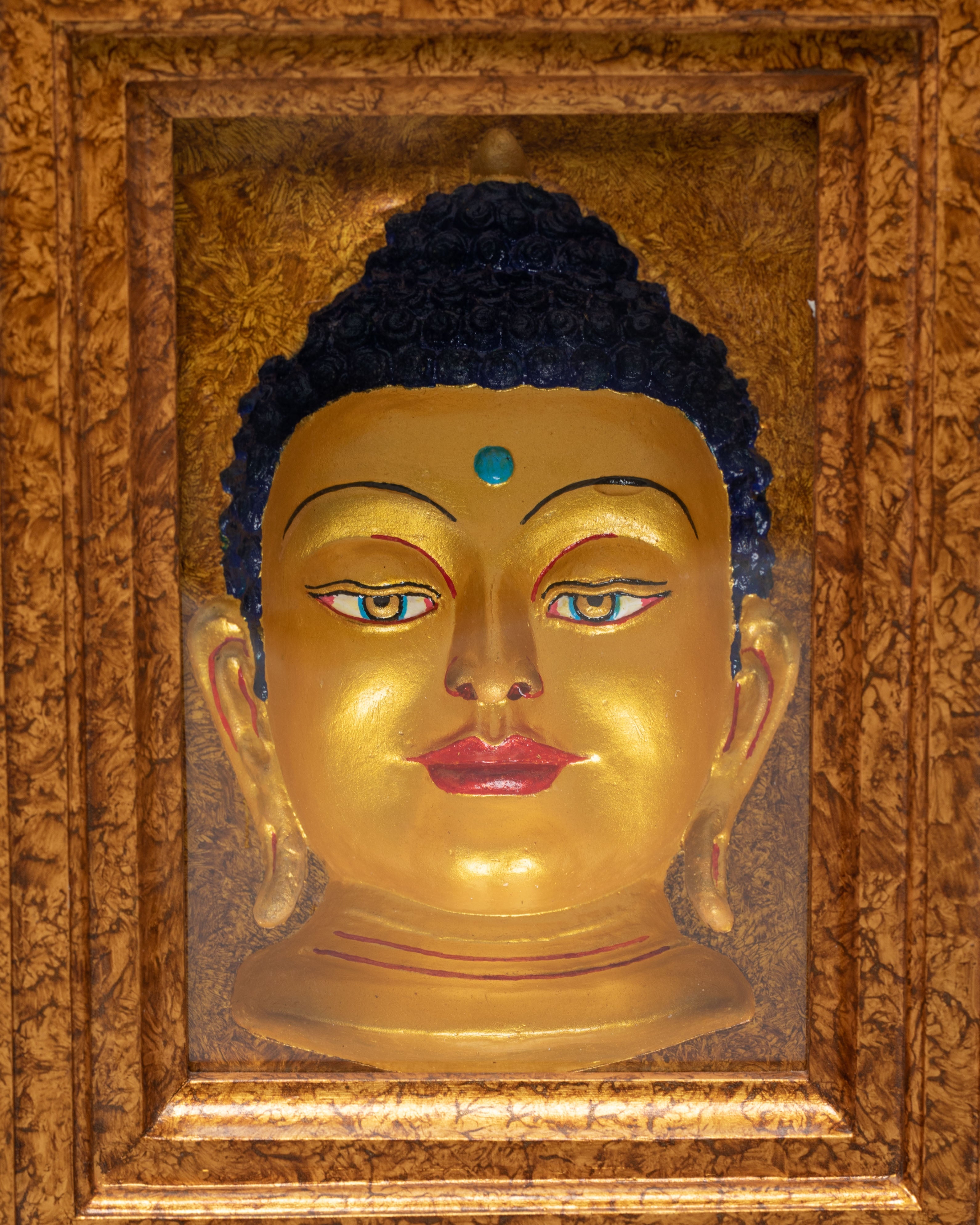 Handcrafted Buddha Head Wall Hanging | Path to Enlightenment