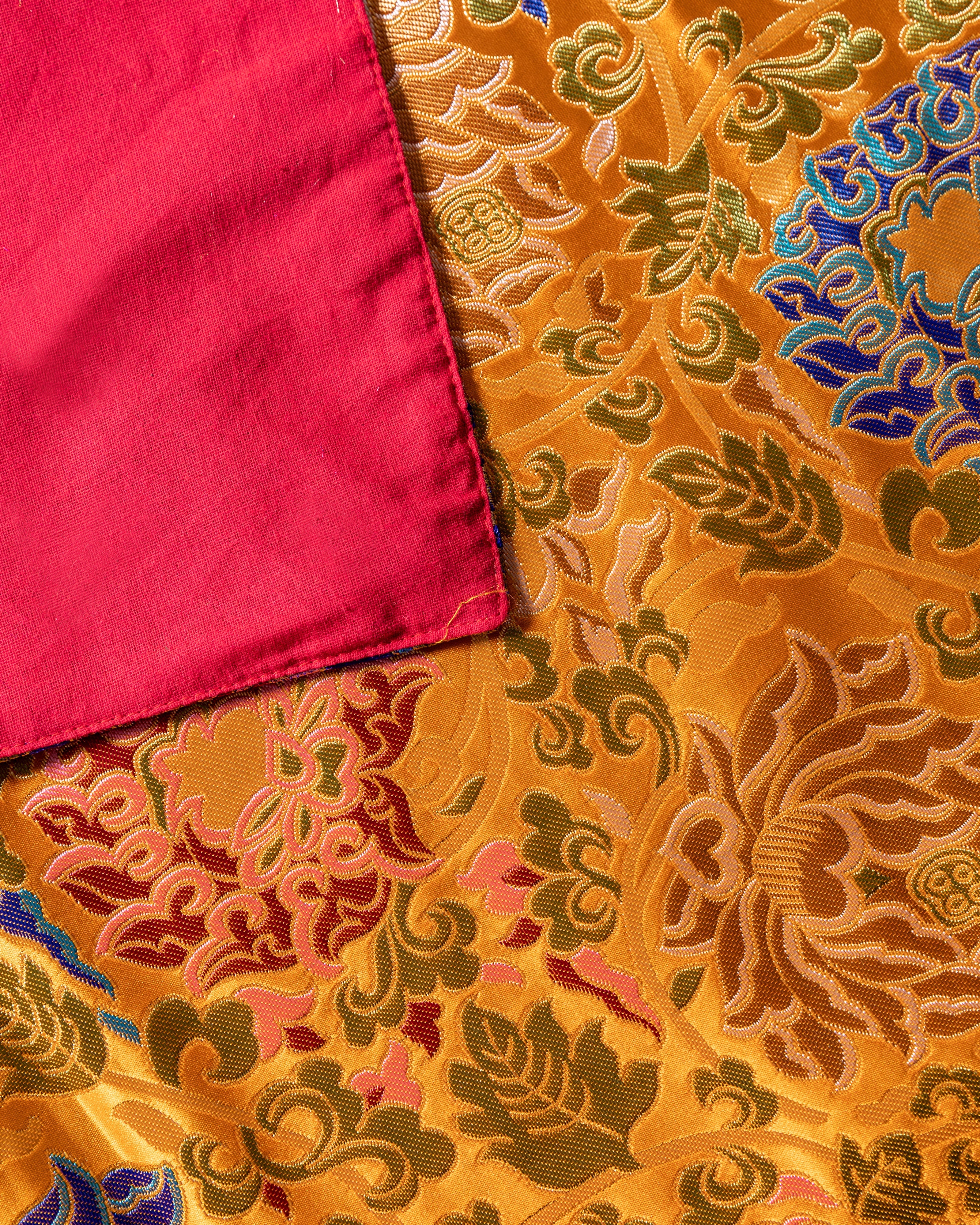 Silk Fabric Table Cloth | Traditional Tibetan Decor