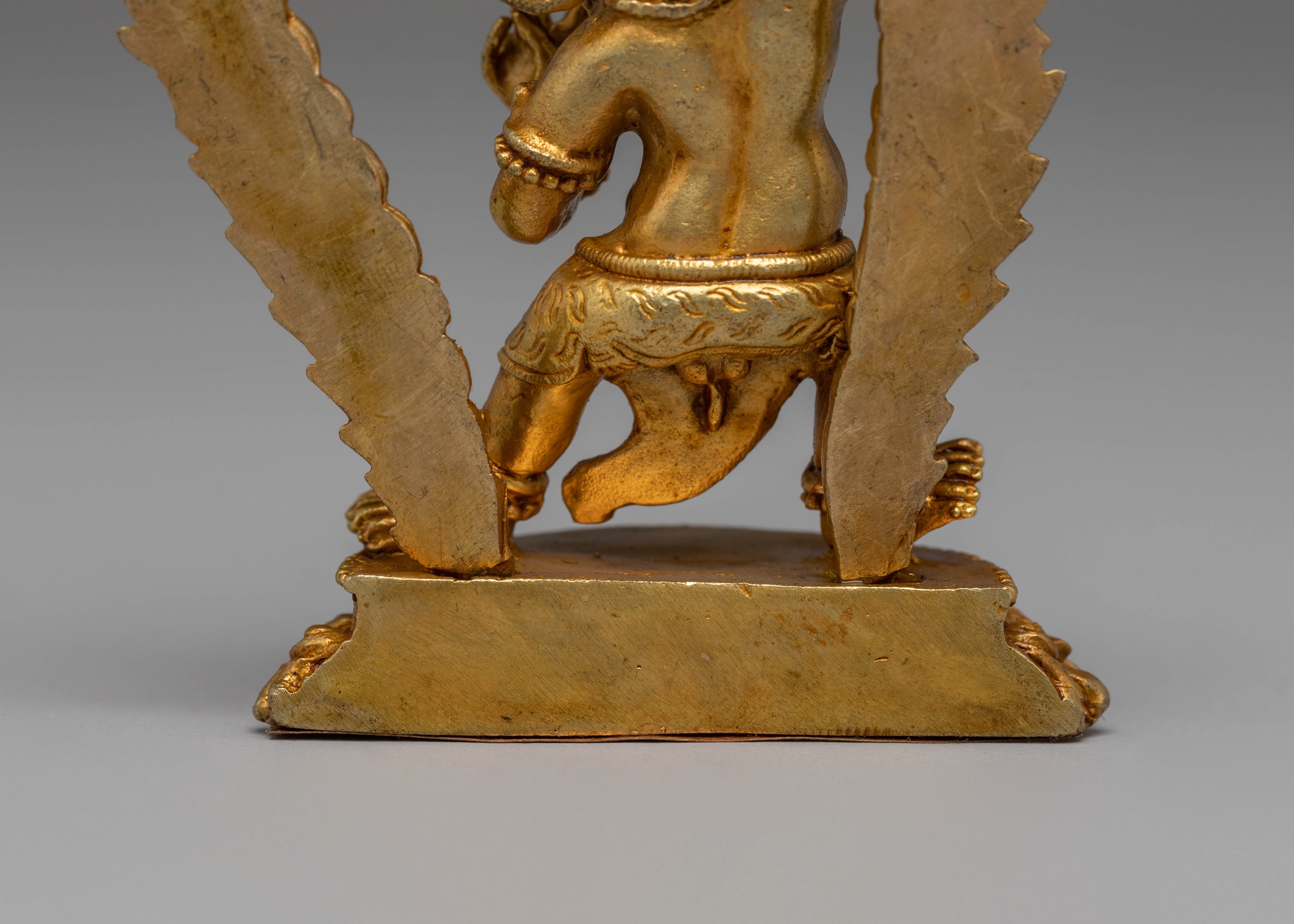 Wrathful Bodhisattva Vajrapani Sculpture | Powerful Buddha for Protection