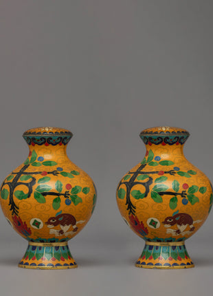 Handcrafted Beautiful Copper Flower Vase