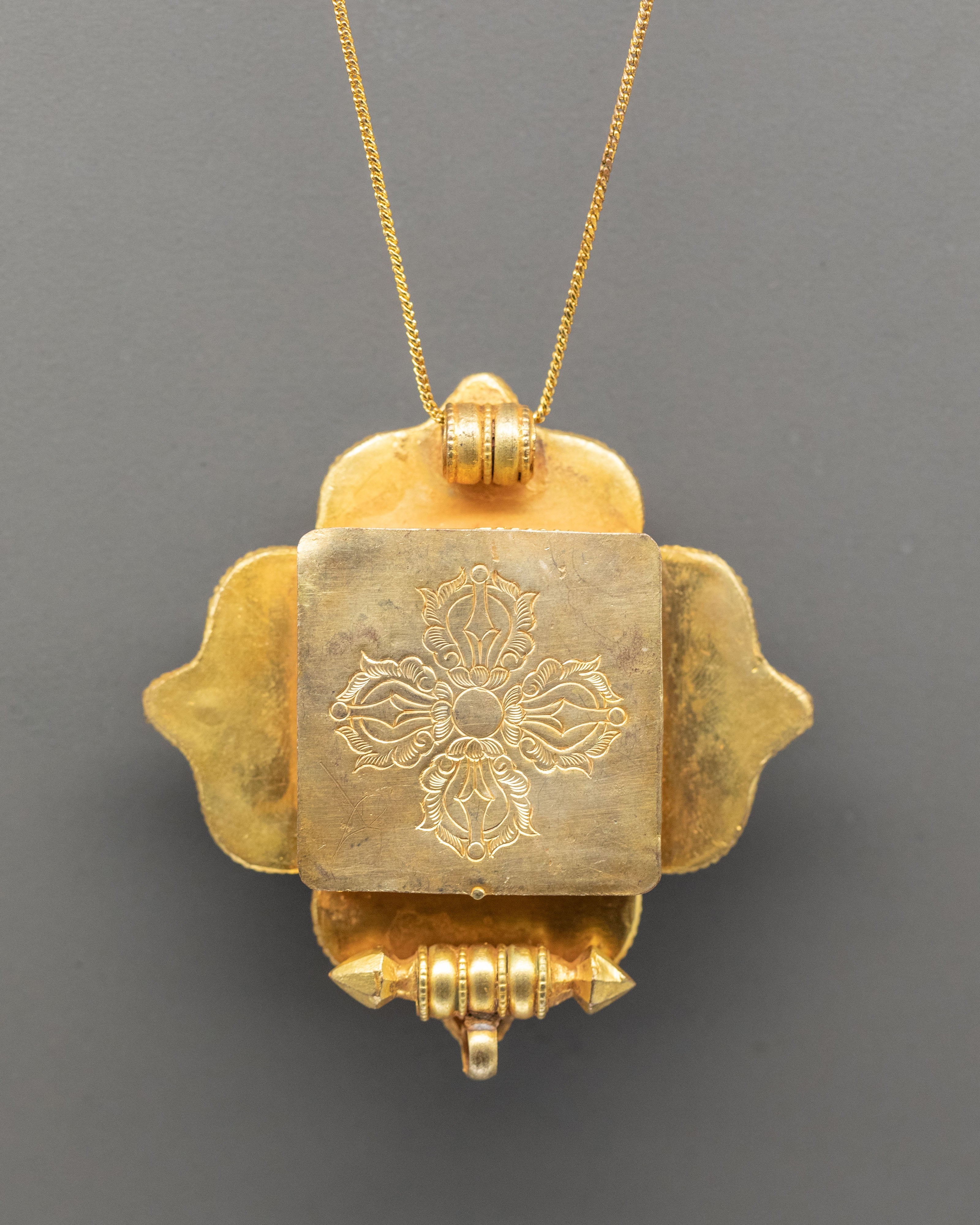 Traditional Buddhist Ghau Box Locket | Tibetan Locket