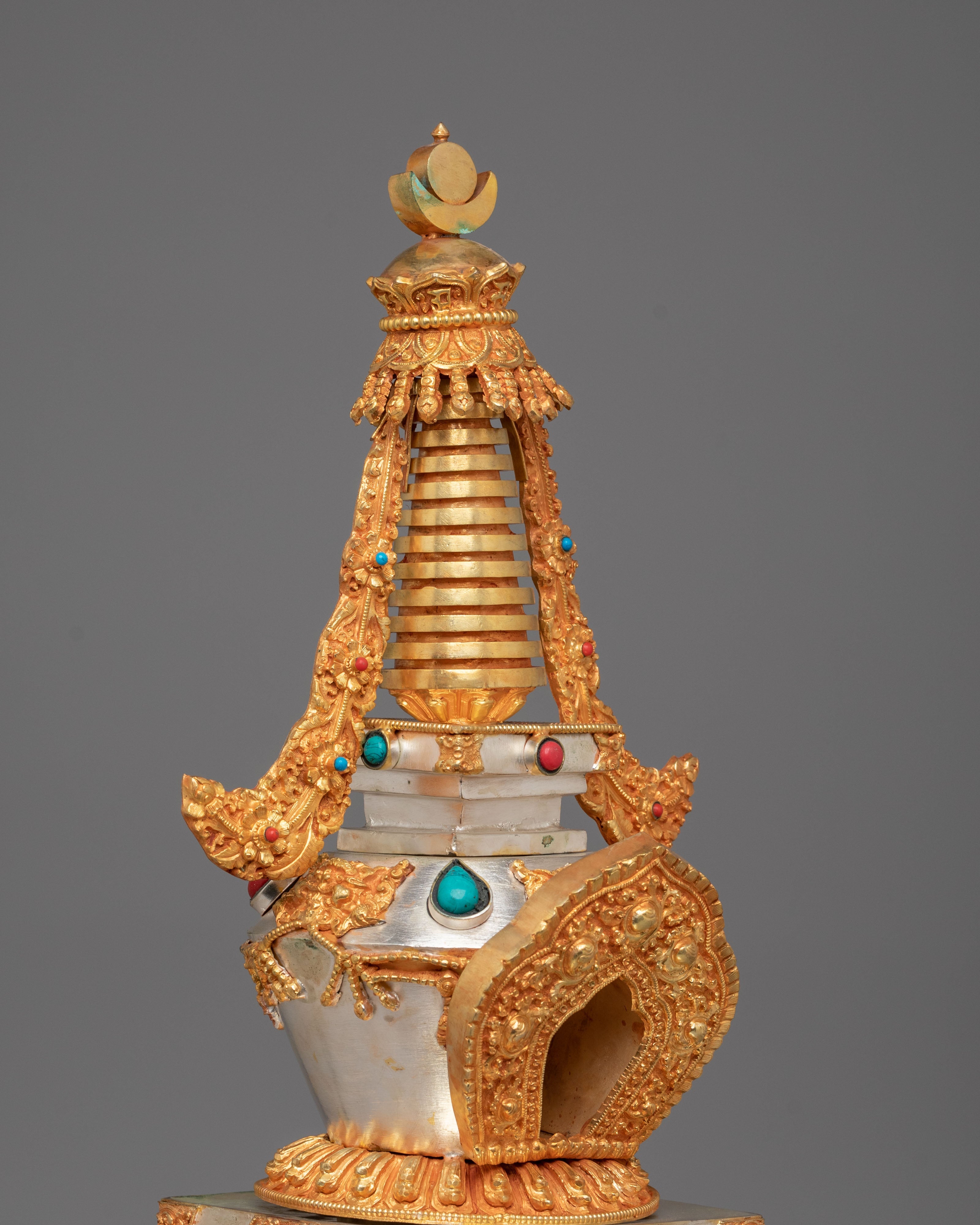 Tibetan Buddhist Stupa for Ritual | Buddhist Meditation Stupa