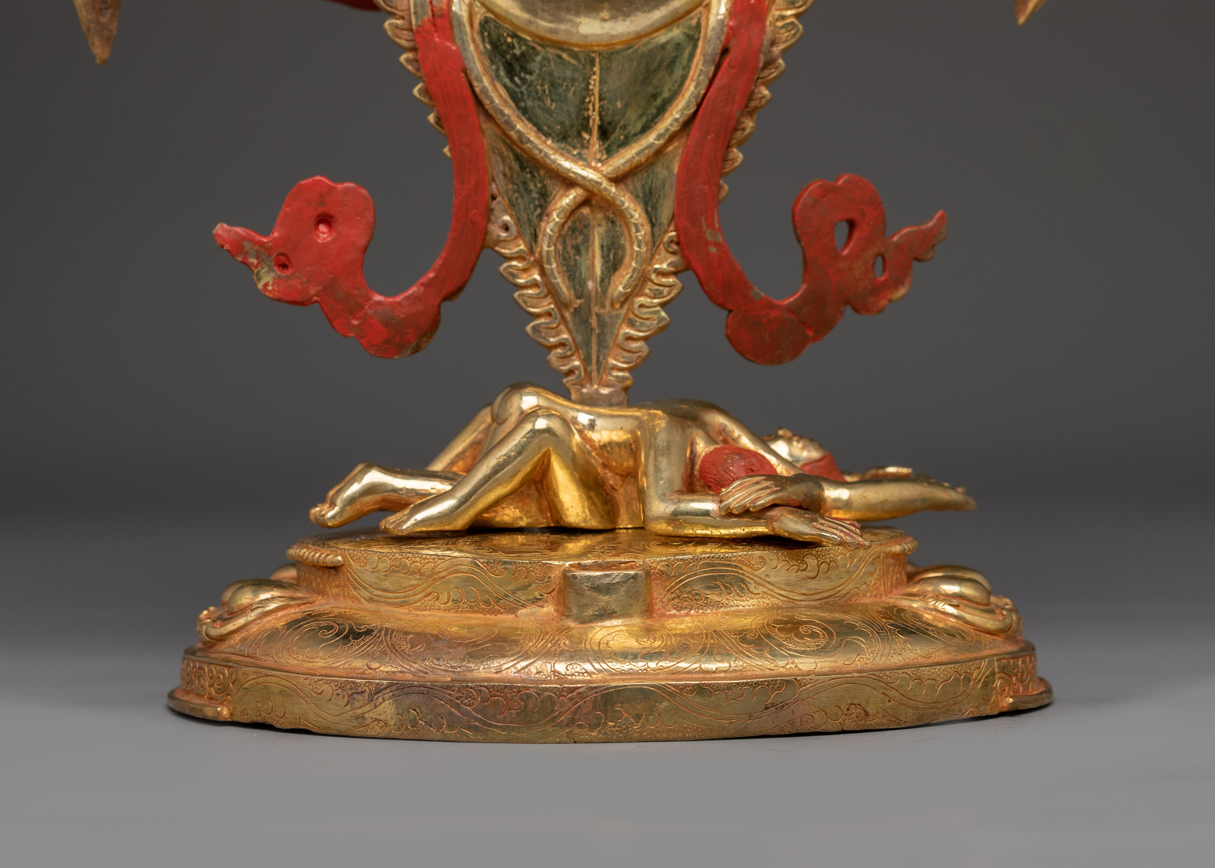 Drukse Chempa Statue | Traditional Wrathful deity