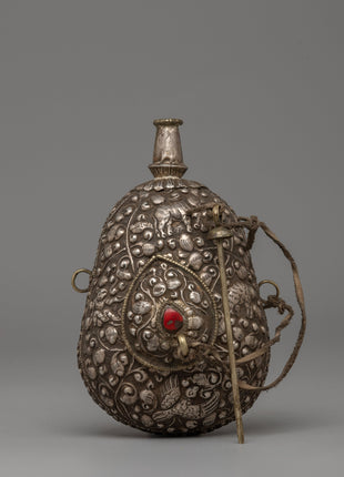 Tibetan Religious Snuff Bottle | A Sacred Ritual Vessel