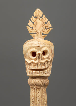 Ethically Sourced Buffalo Bone Handcarved Phurba | Tantric Ritual Tool