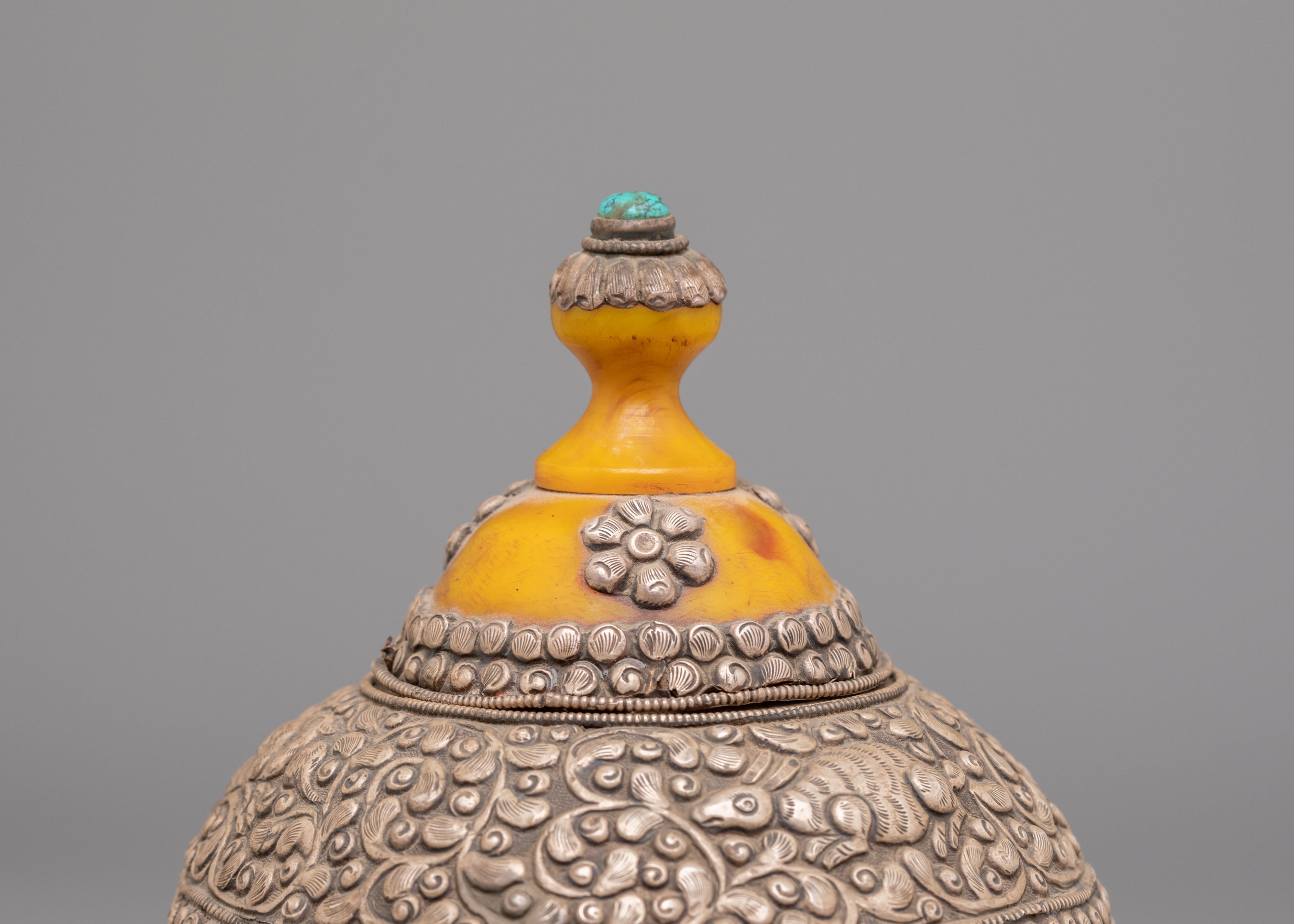 Decorative Traditional Rice Pot | Handcrafted Ritual Offering Pot