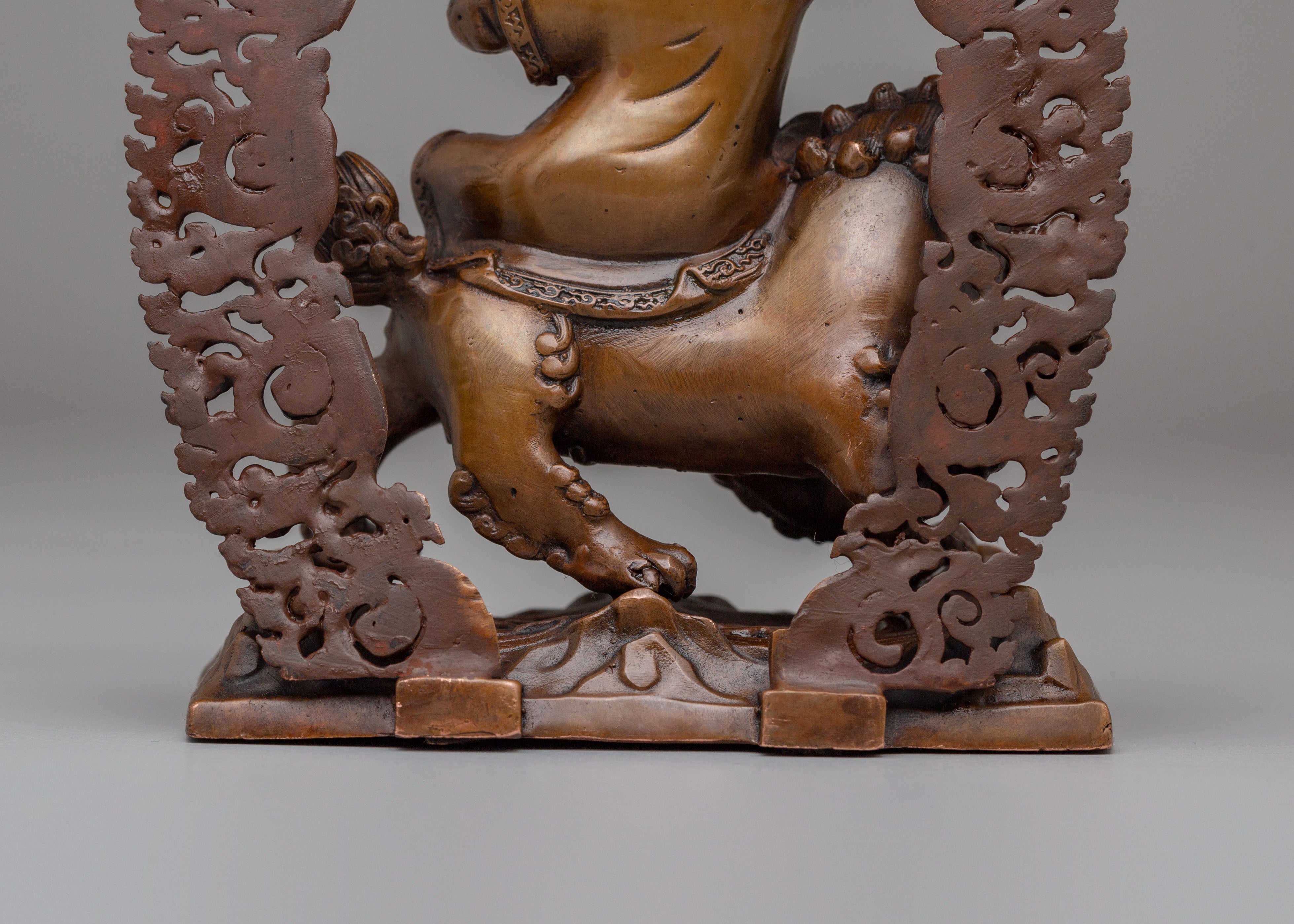 Handmade Dorje Legpa Statue | Tibetan Protector Deity Sculpture