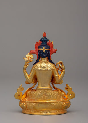 Compassion Deity Chenrezig Statue | Bodhisattva of Mercy
