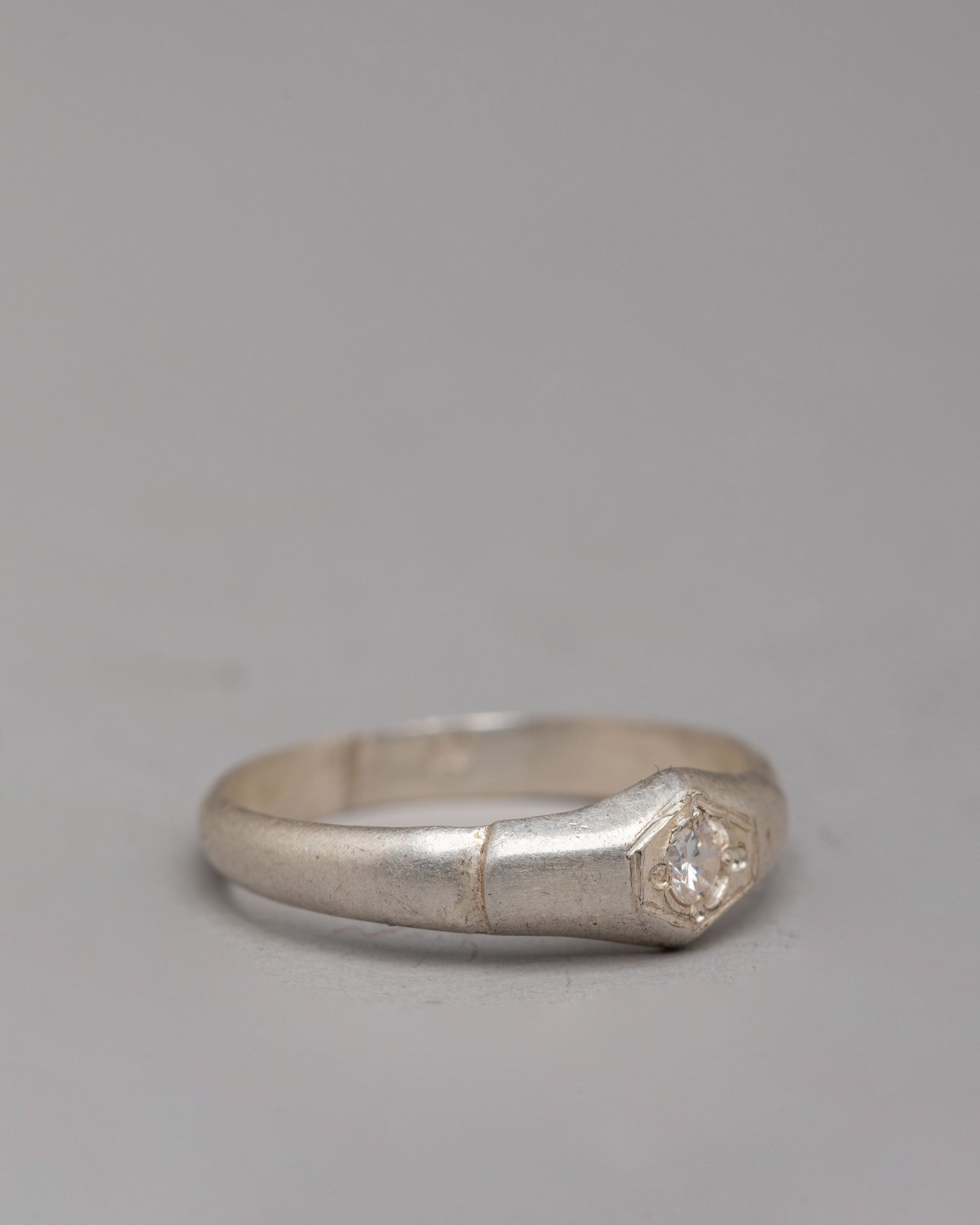 Handmade Decorative Art Ring | Sparkling Zircon | Artisan Jewelry