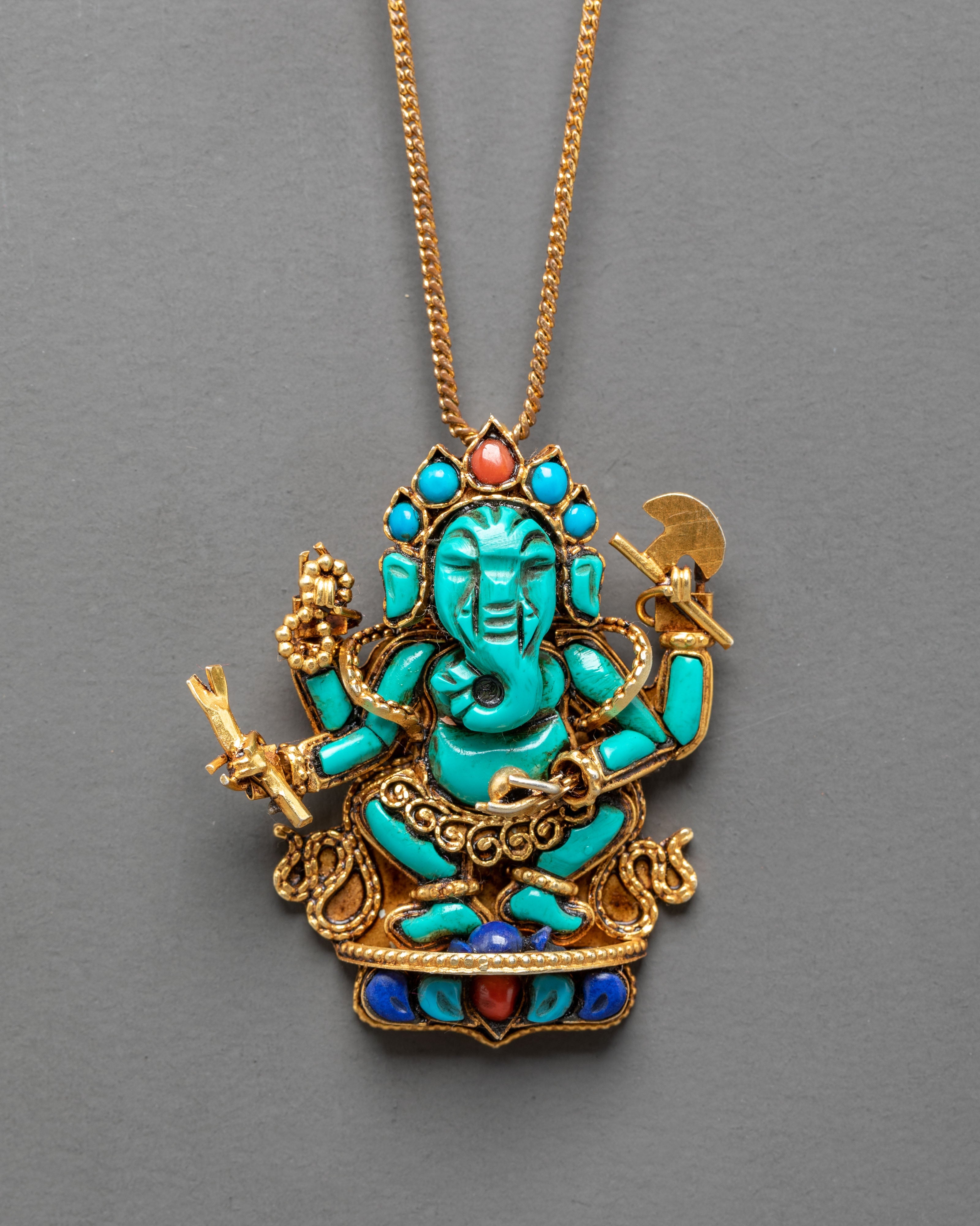 Gold Plated Ganesha Locket