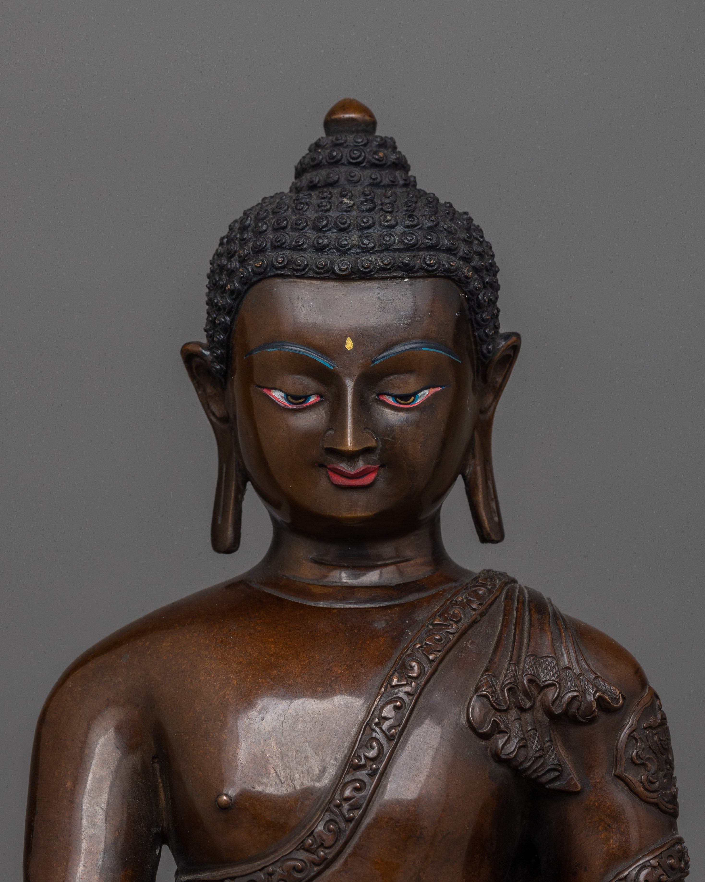 Shakyamuni Buddha Founder of Buddhism Sculpture | Traditional Himalayan Art of Tibet