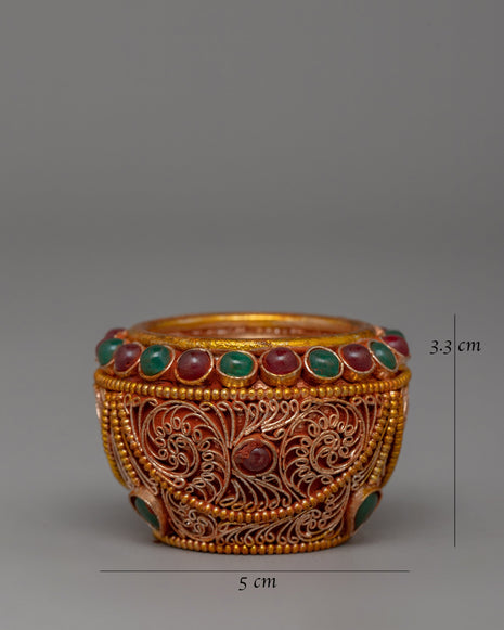 Golpa Ceremonial Offerings Bowl | Sacred Buddhist Rituals and Offerings