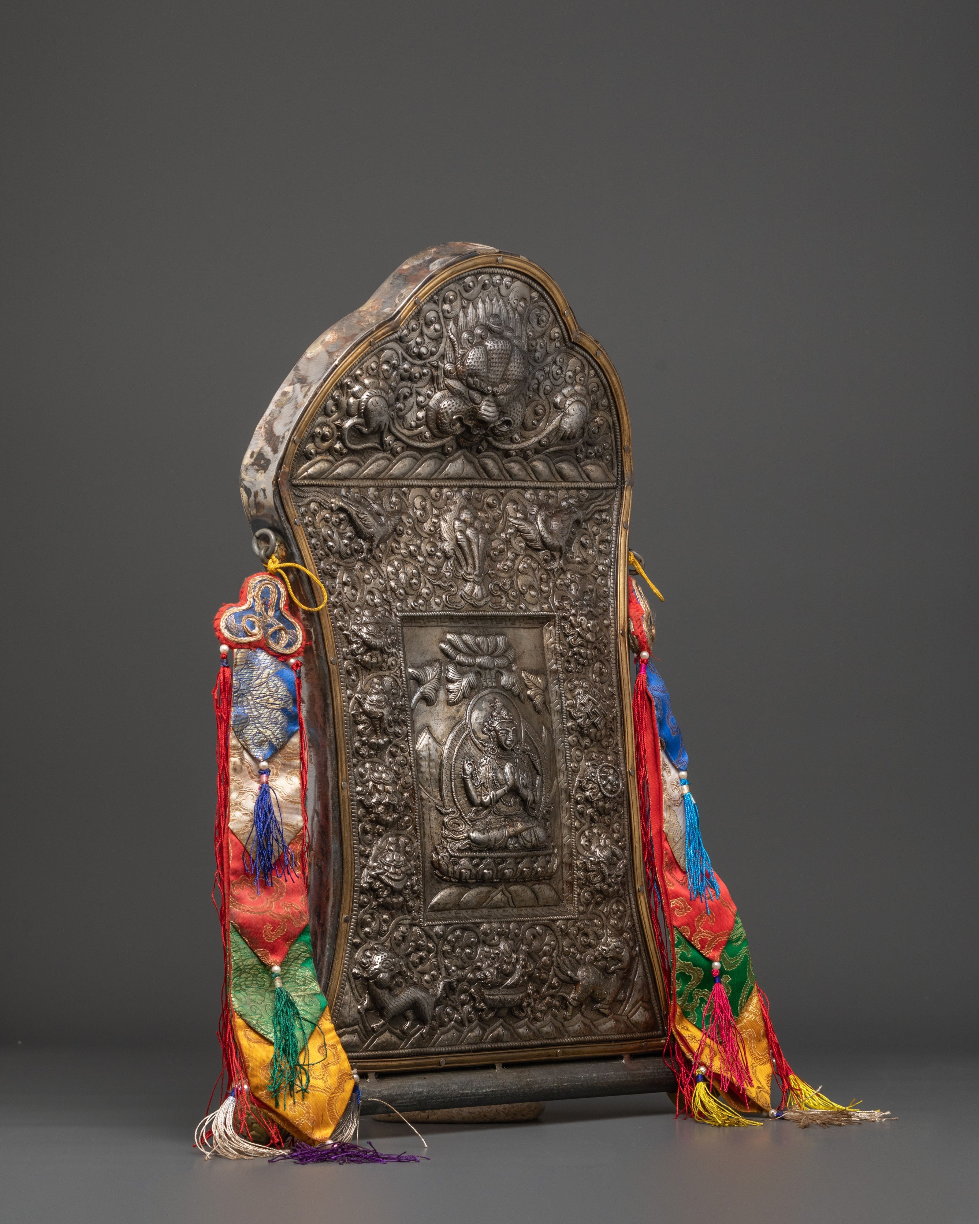 Handmade Chenrezig Wall Hanging | Iron Body with Sacred Motifs