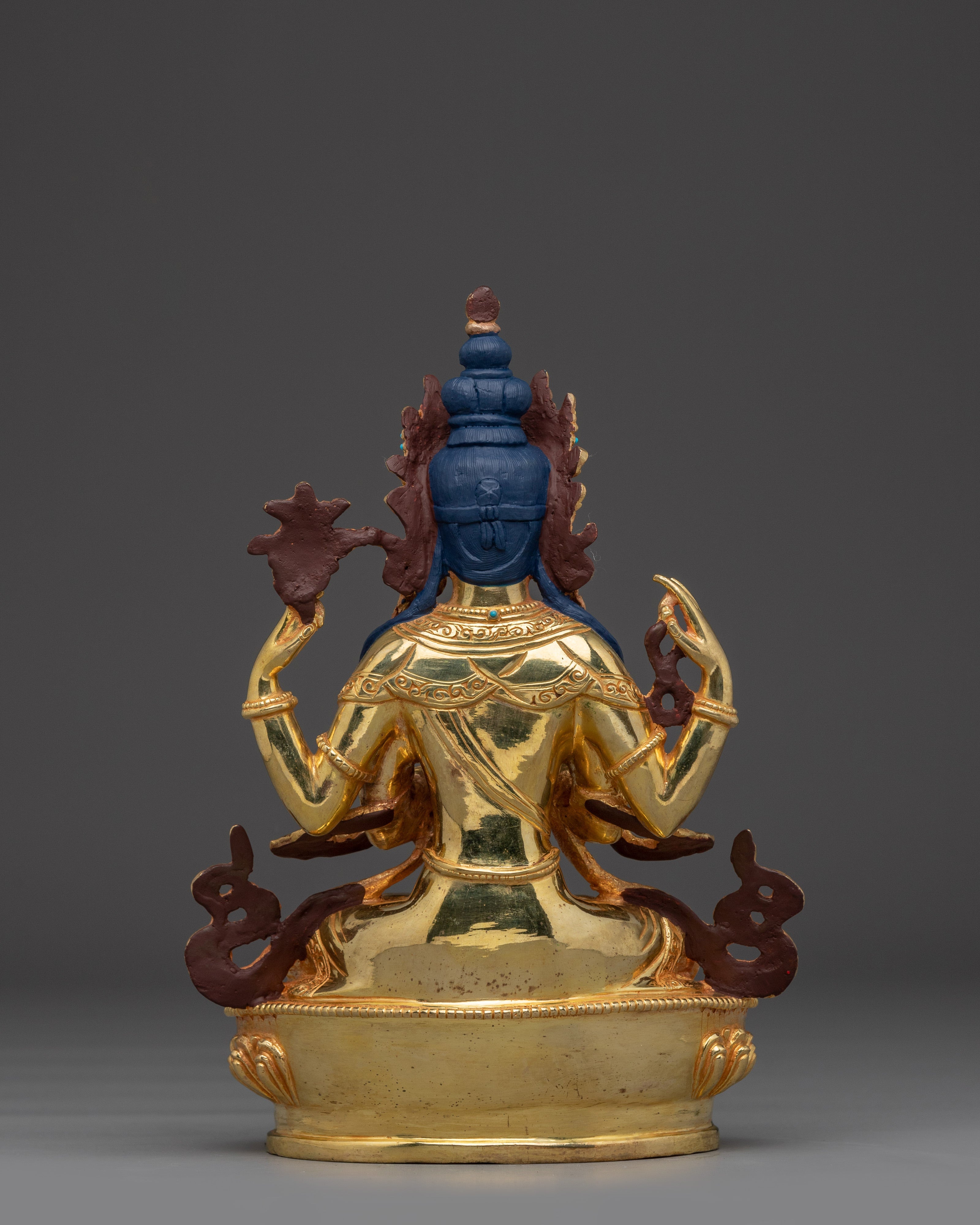 Peaceful Compassionate Chenrezig Statue | Compassion Bodhisattva Avalokiteshvara