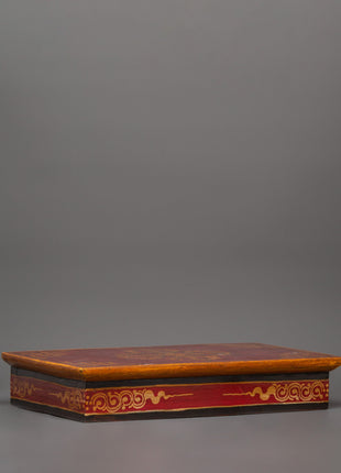 Hand-carved Table Buddhist Folding Table | Wooden Ritual Altar Table