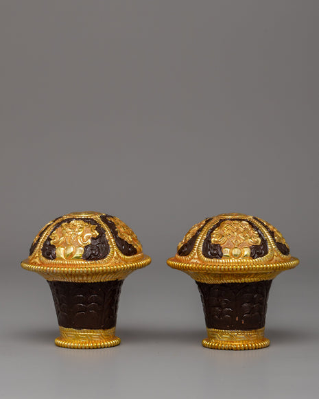 Handcrafted Traditional Brocade Thangka Stick Cap