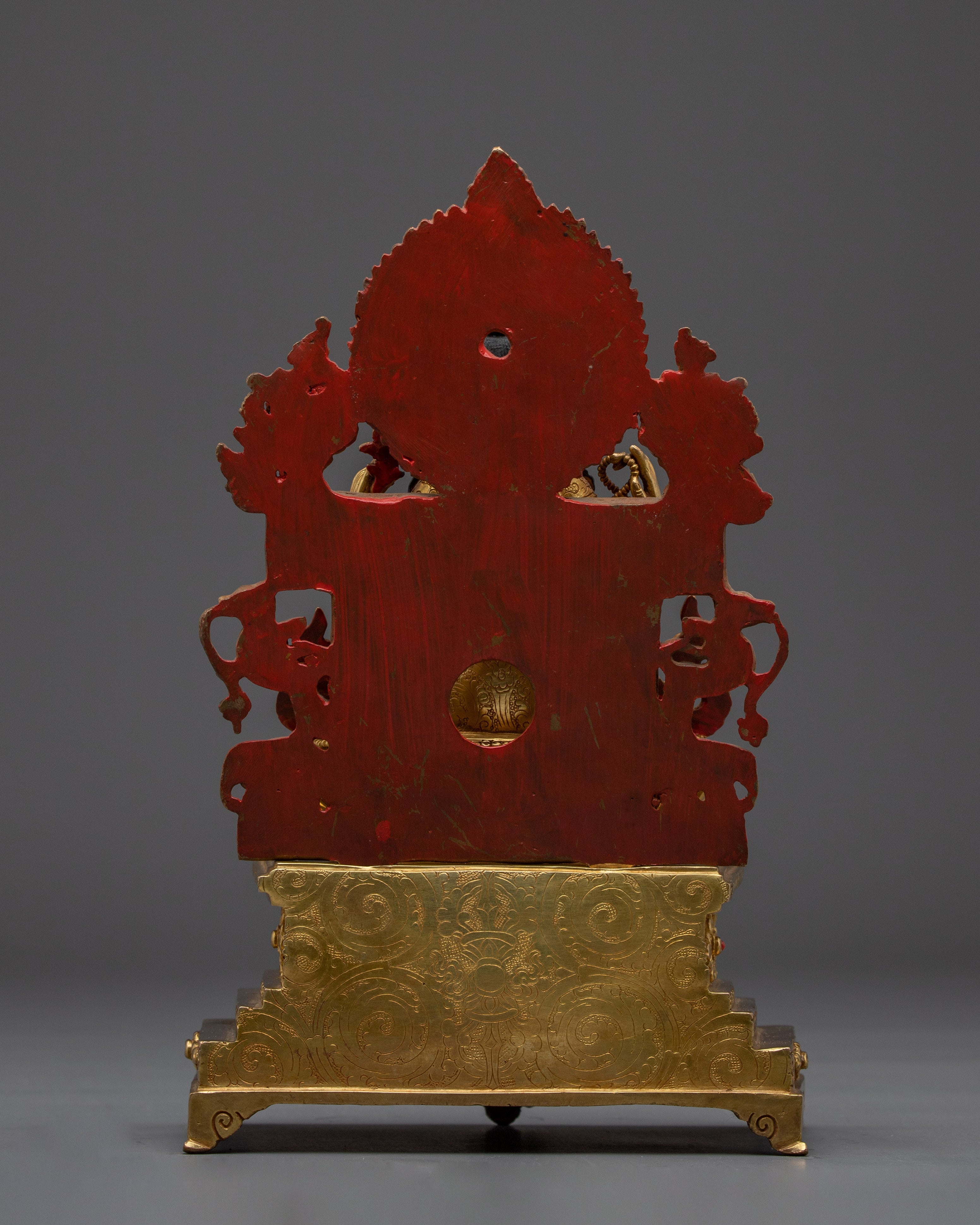 Chenrezig with Throne Statue | Bodhisattva of Compassion