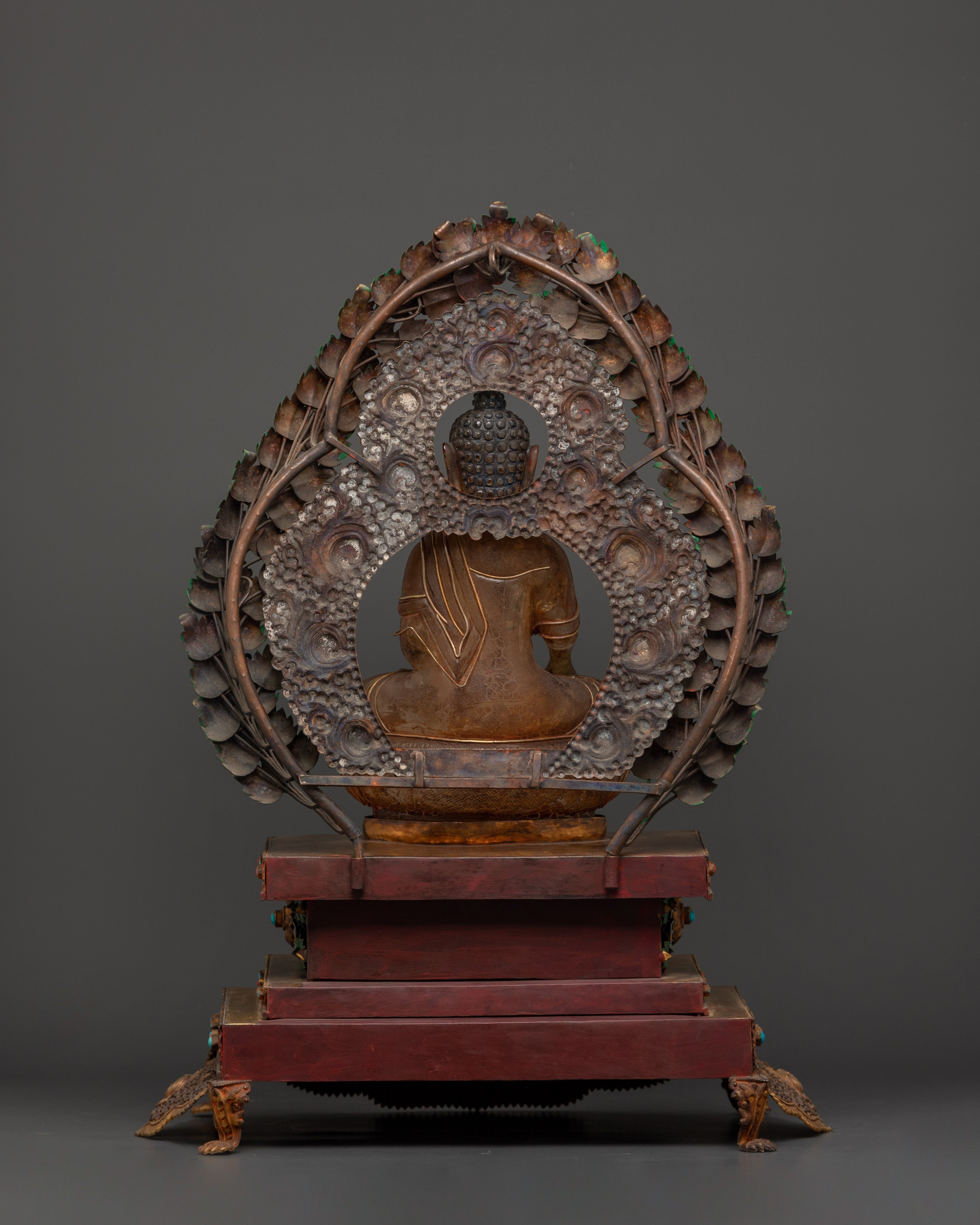Shakyamuni Buddha The Enlightened One | Gold-Plated Crystal Statue