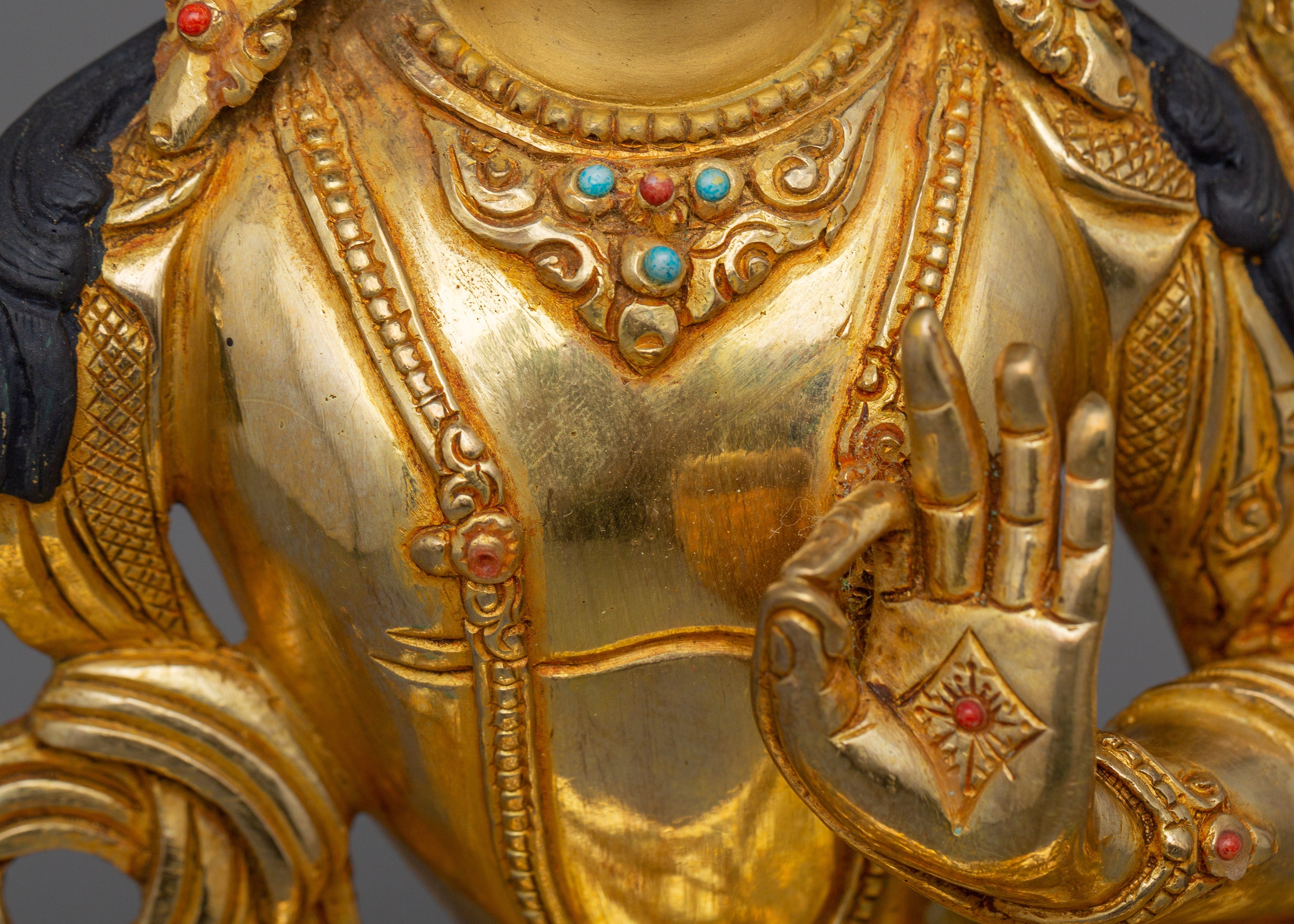 Handmade Sculpture of Manjushri |  Representing the perfection of wisdom