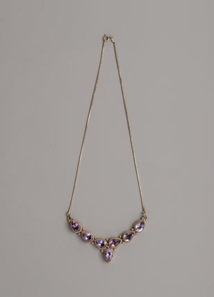 Sterling Silver Amethyst Necklace