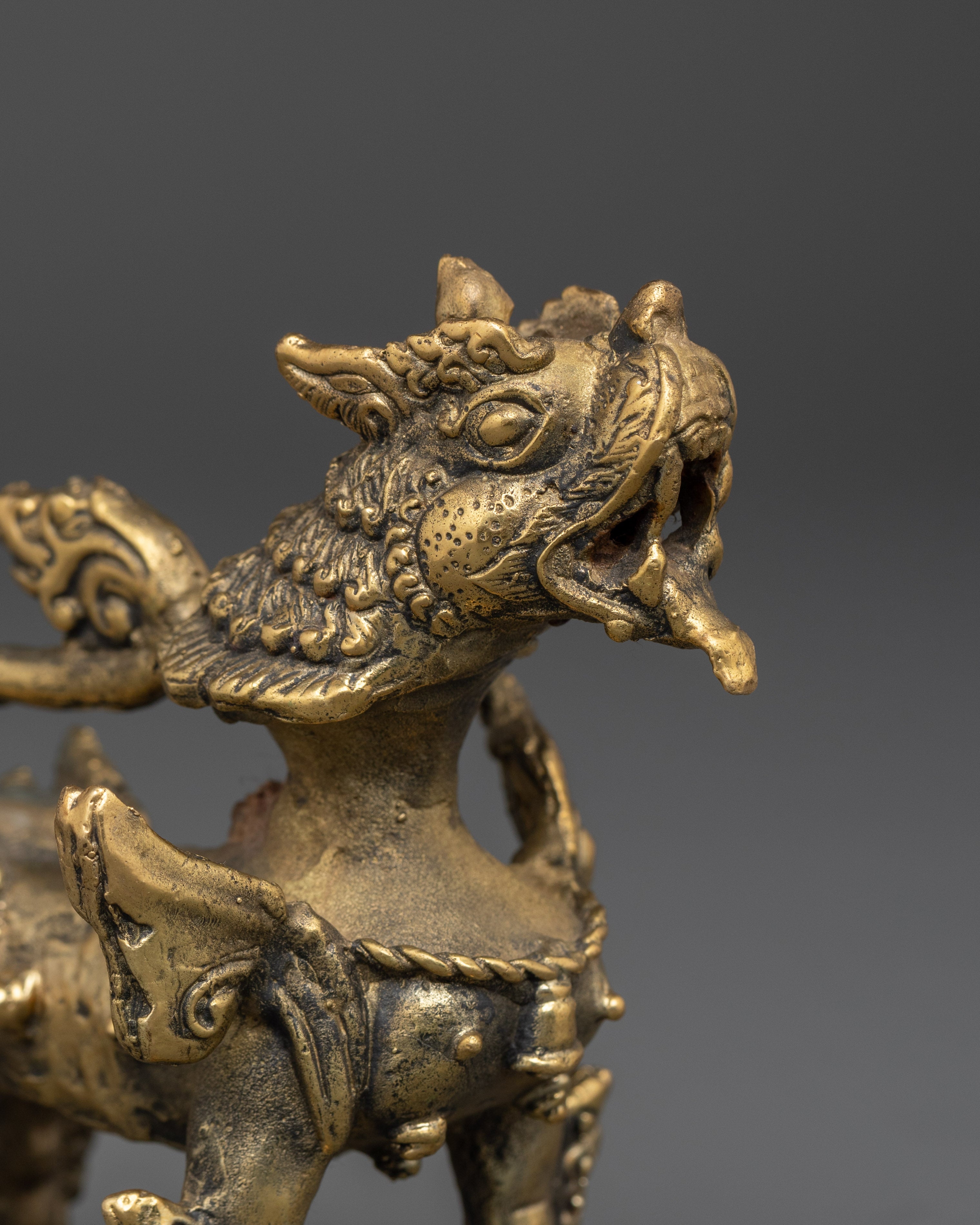 Handcrafted Brass Lion Set | Symbol of Strength and Protection