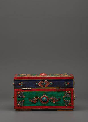 Tibetan Jewelry Box | Sacred Storage Chest