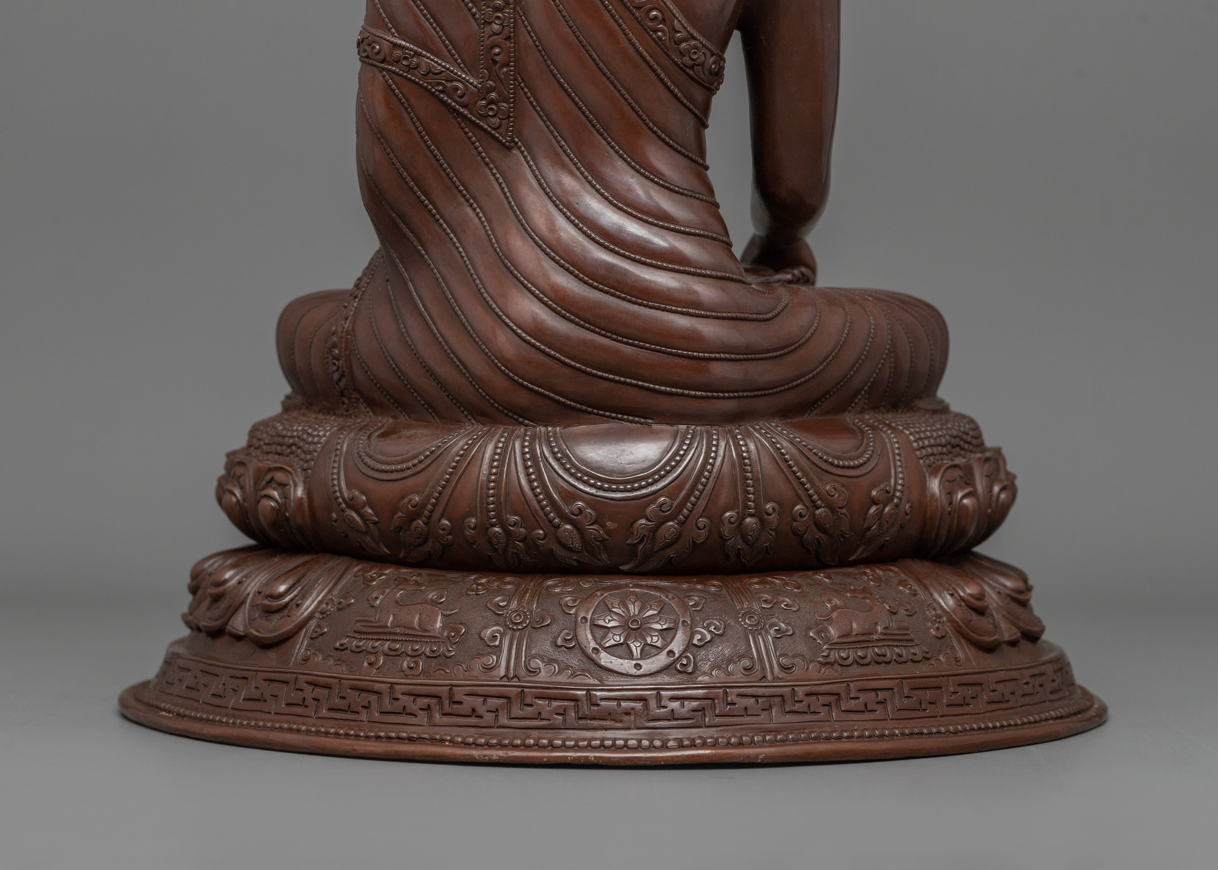 Shakyamuni Buddha Statue For Spiritual Peace | Traditional Sacred Buddhist Artwork