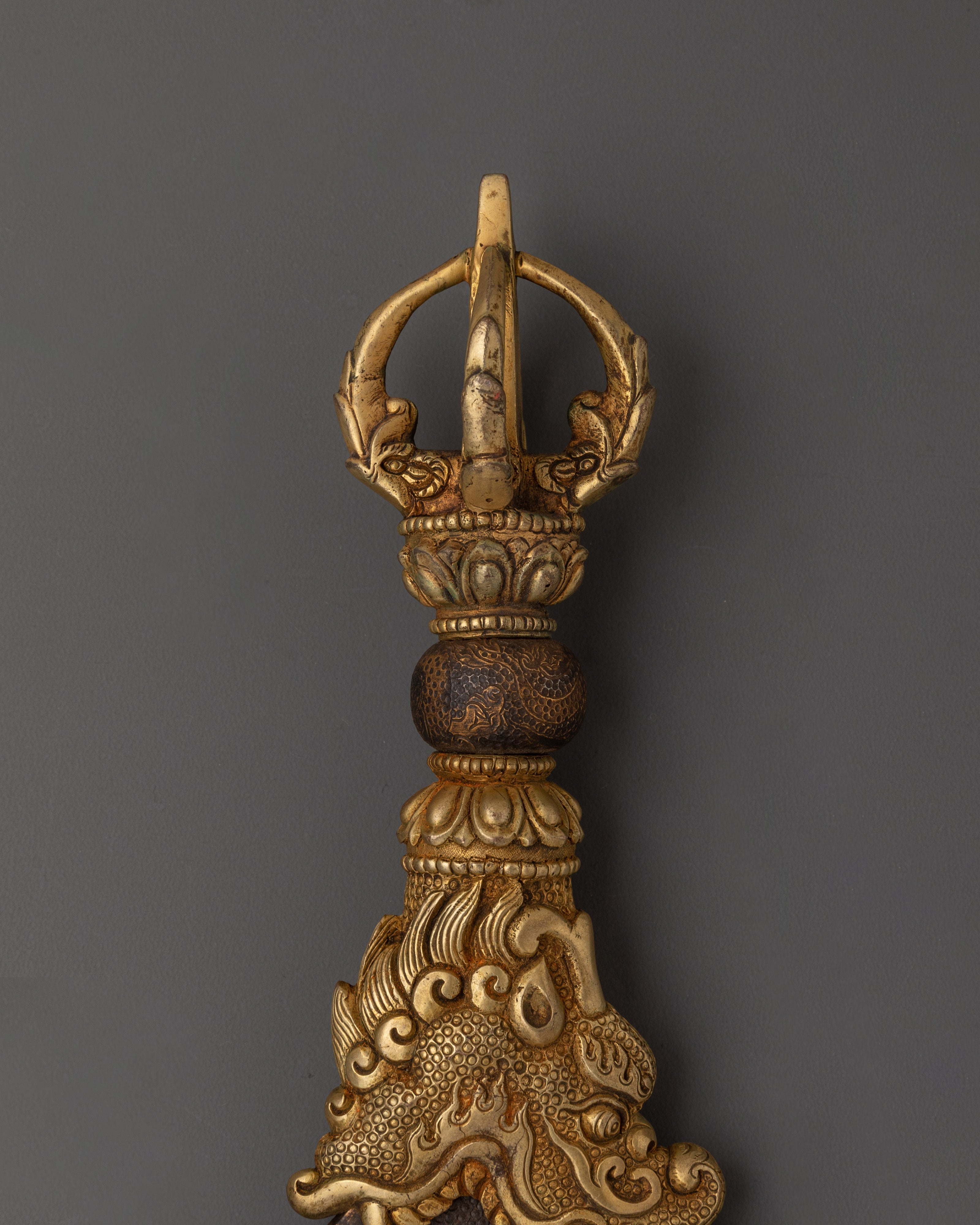 Traditional Iron Kartika Knife | For Buddhist Puja