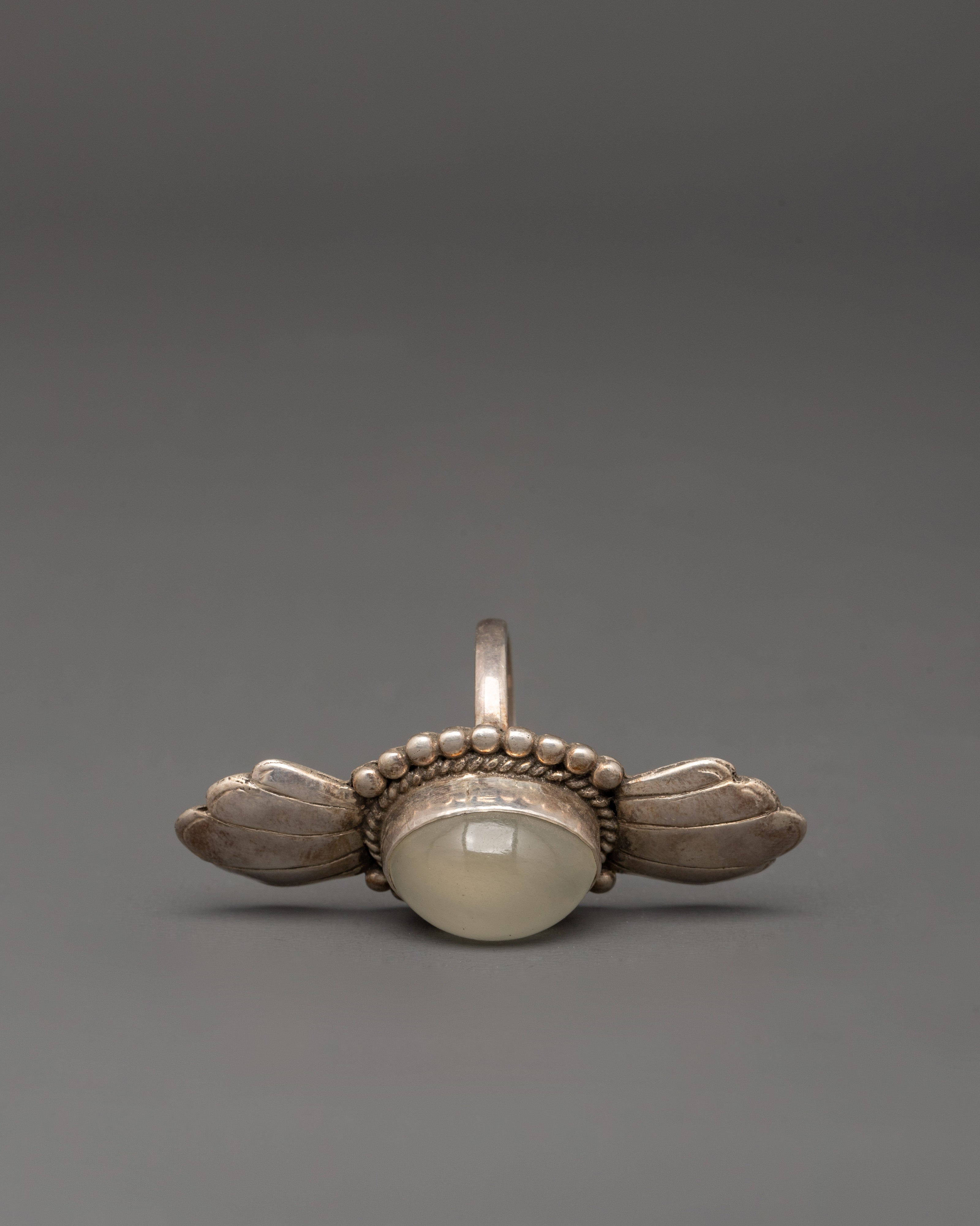 Sterling Silver Ring with Artificial Stone | Lightweight Jewelry