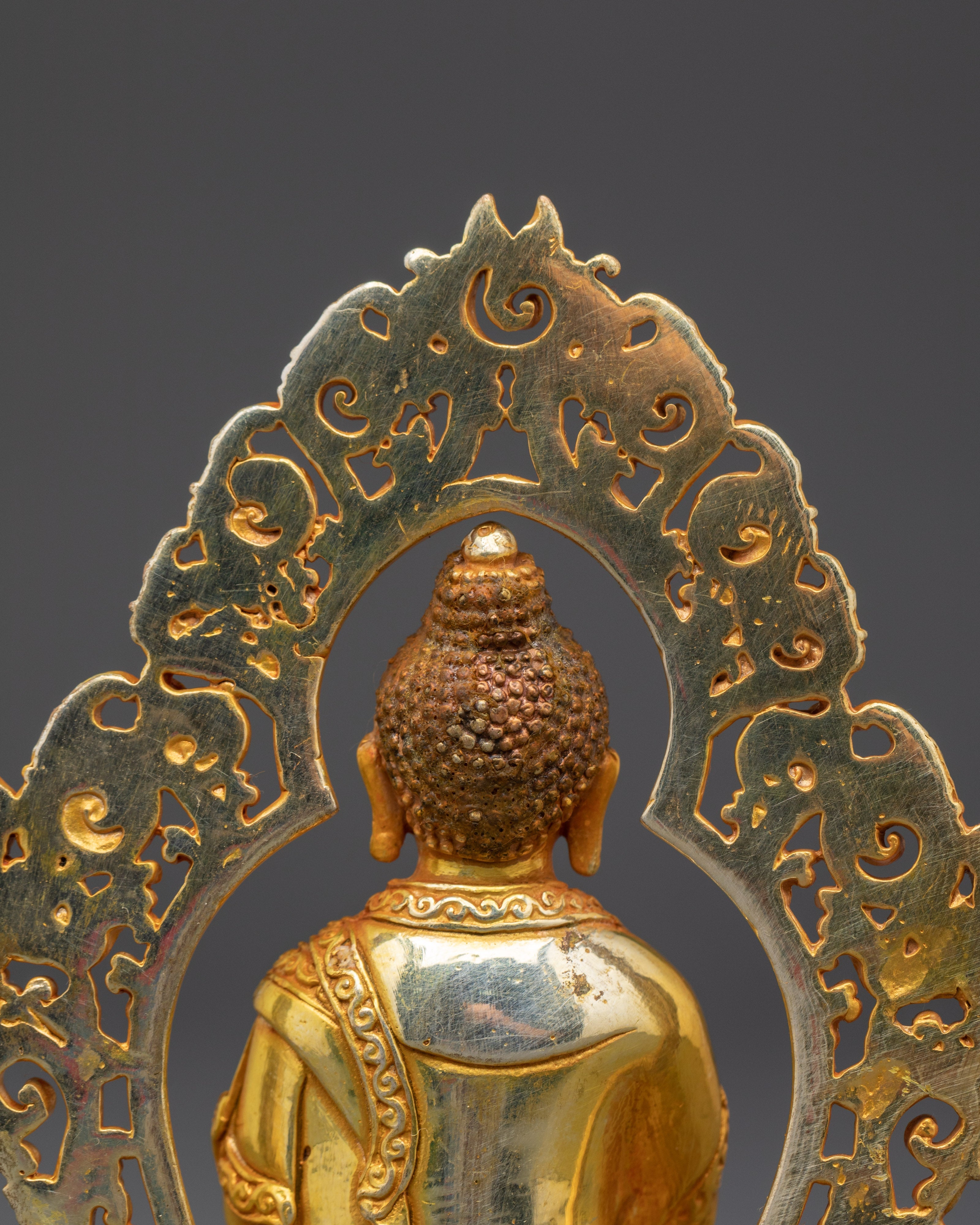 Shakyamuni Buddha Spiritual Copper Statue | Historical Buddha Figurine