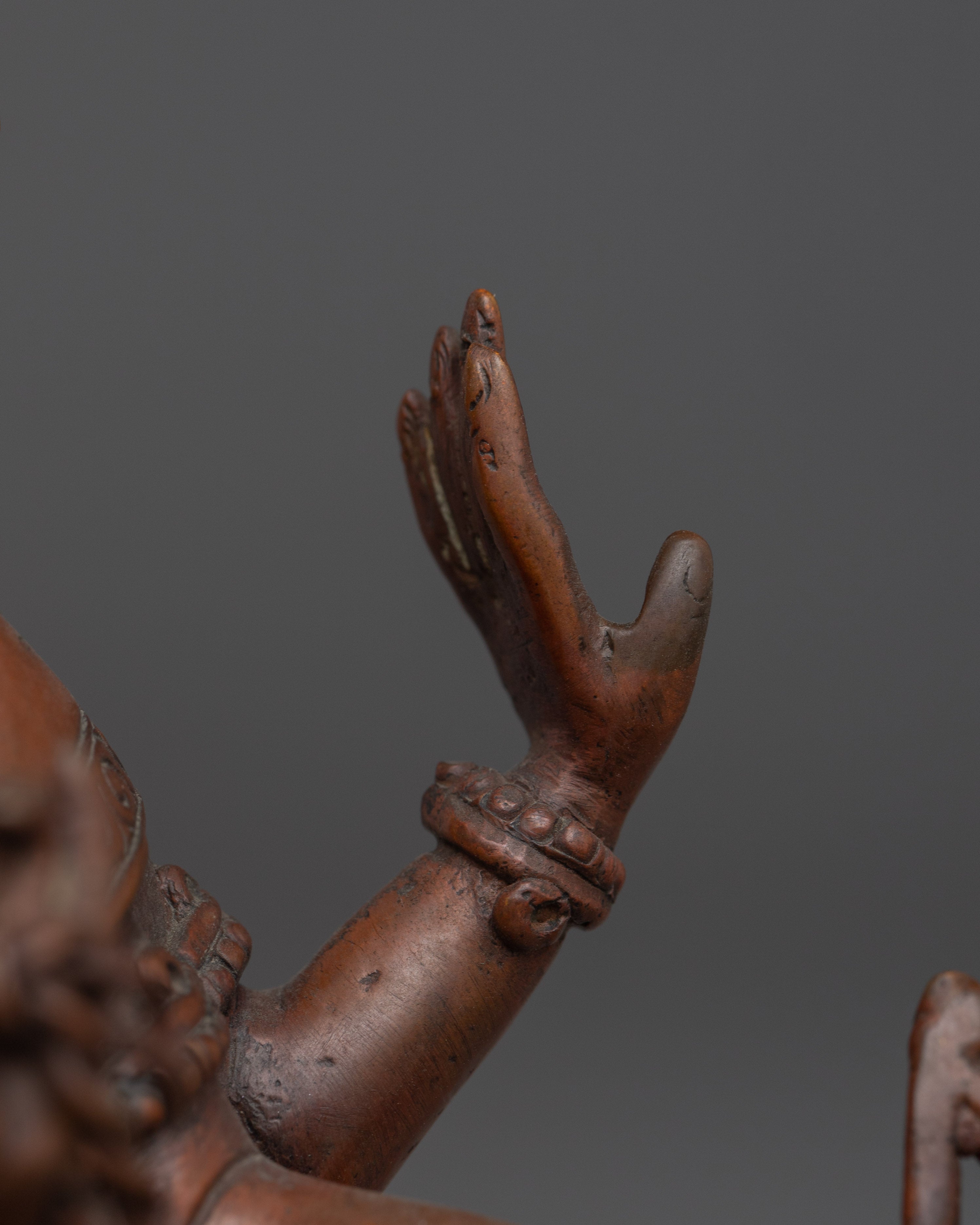 Oxidized Copper Namgyalma Statue | Symbol of Longevity and Prosperity