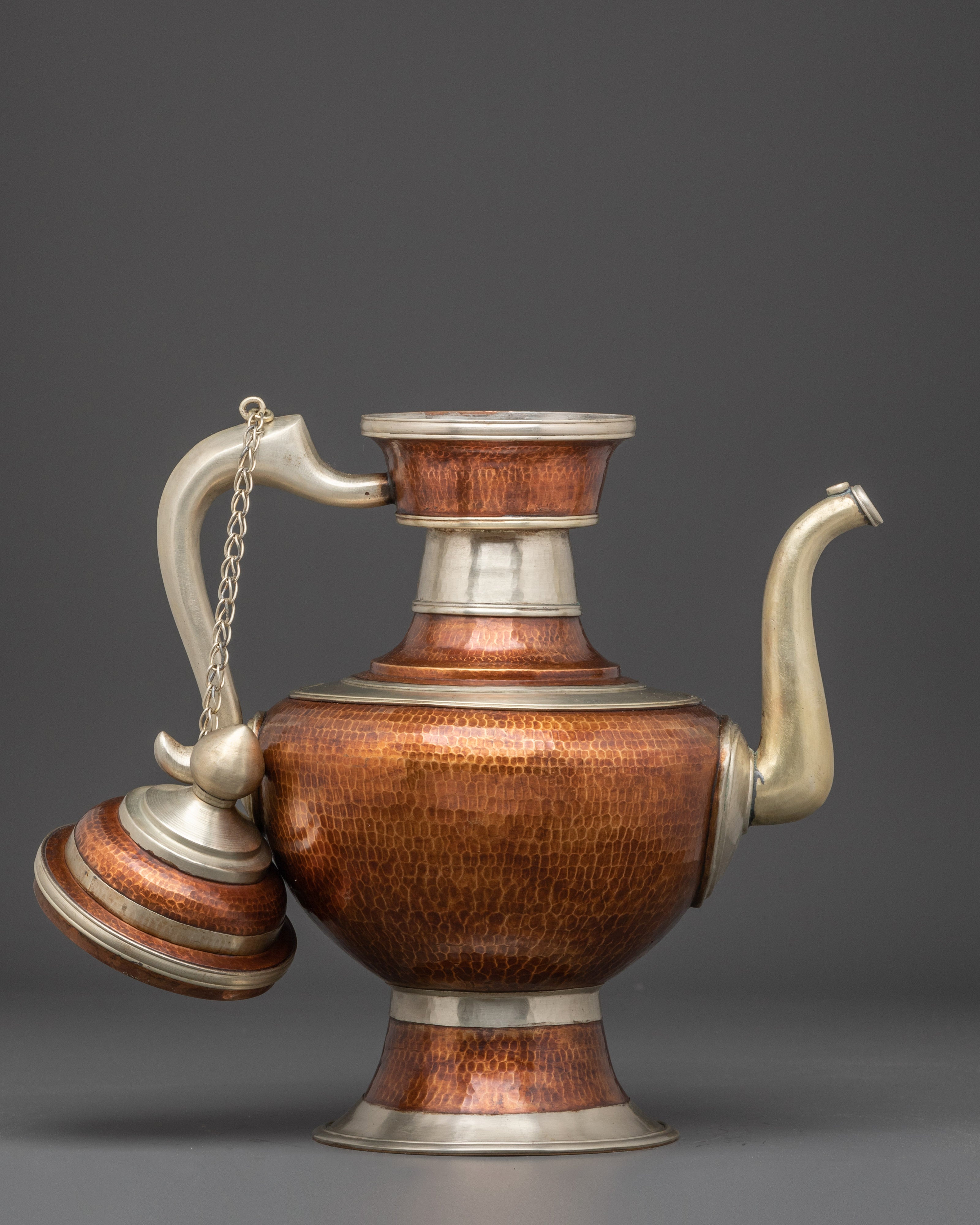 Tibetan Kettle | Silver Plated Teapot