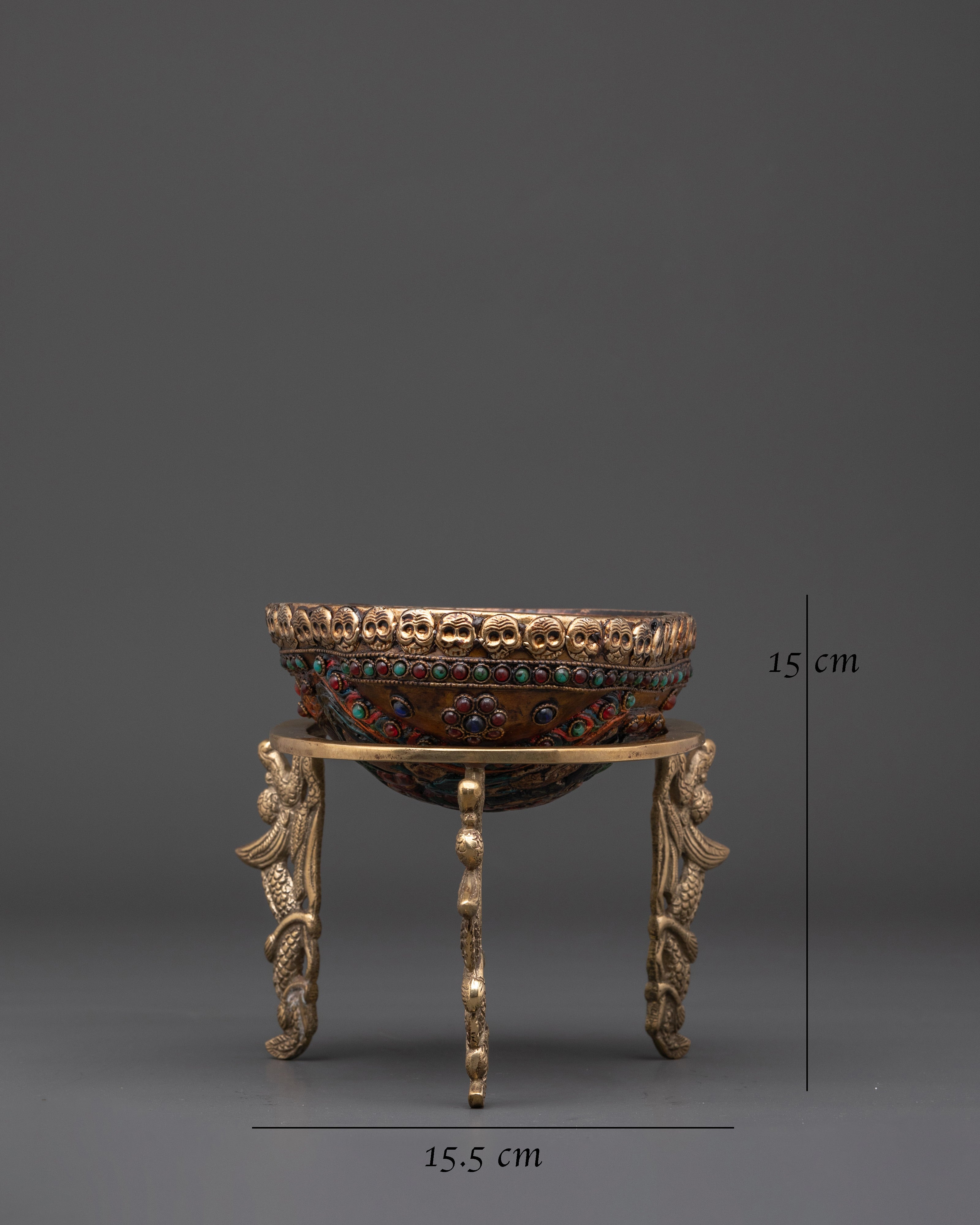 Ritual Kapala Cup |  Buddhist ceremonial vessel