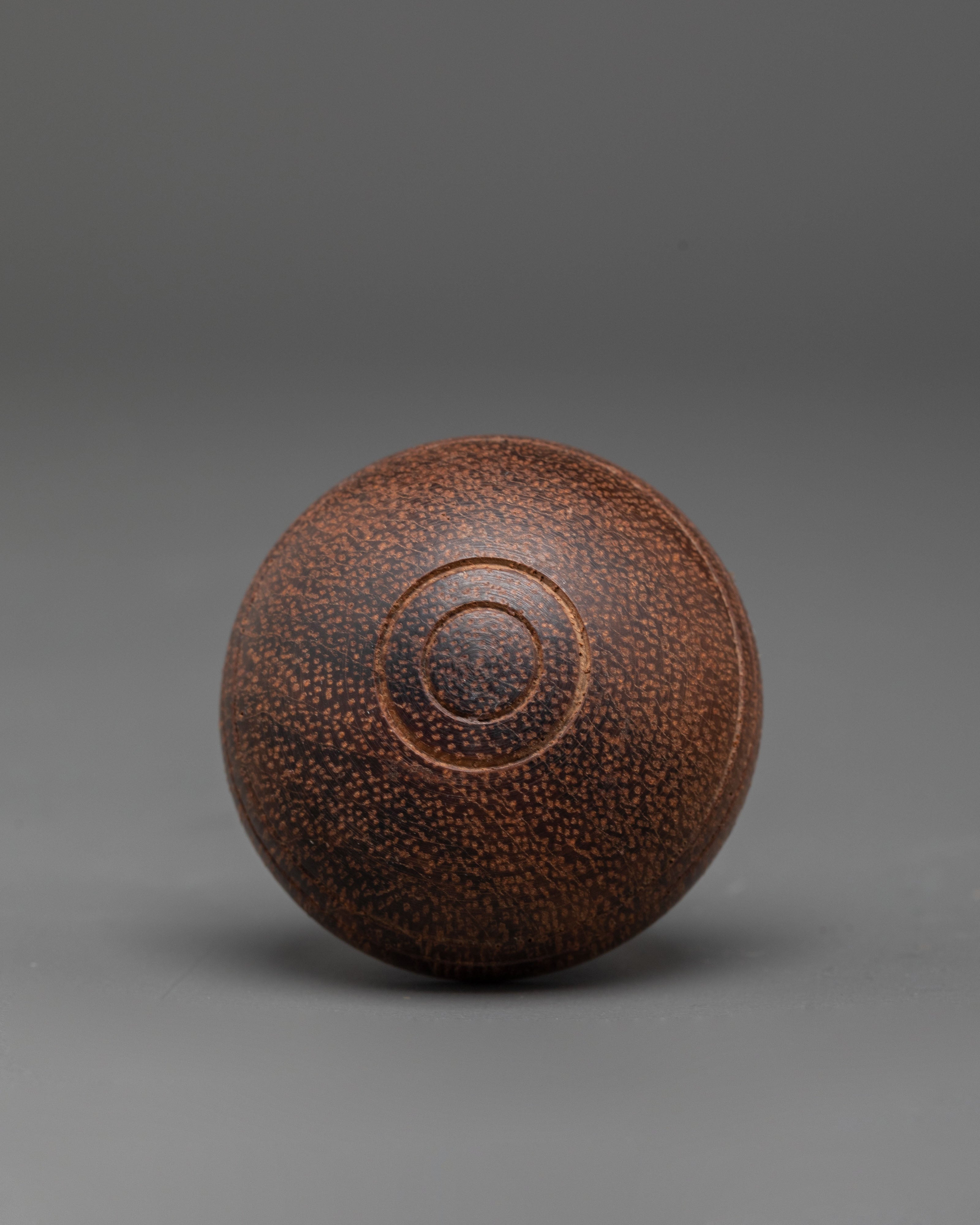 Wooden Brocade Stick Cap | Decorative Cap for Spiritual Accessories