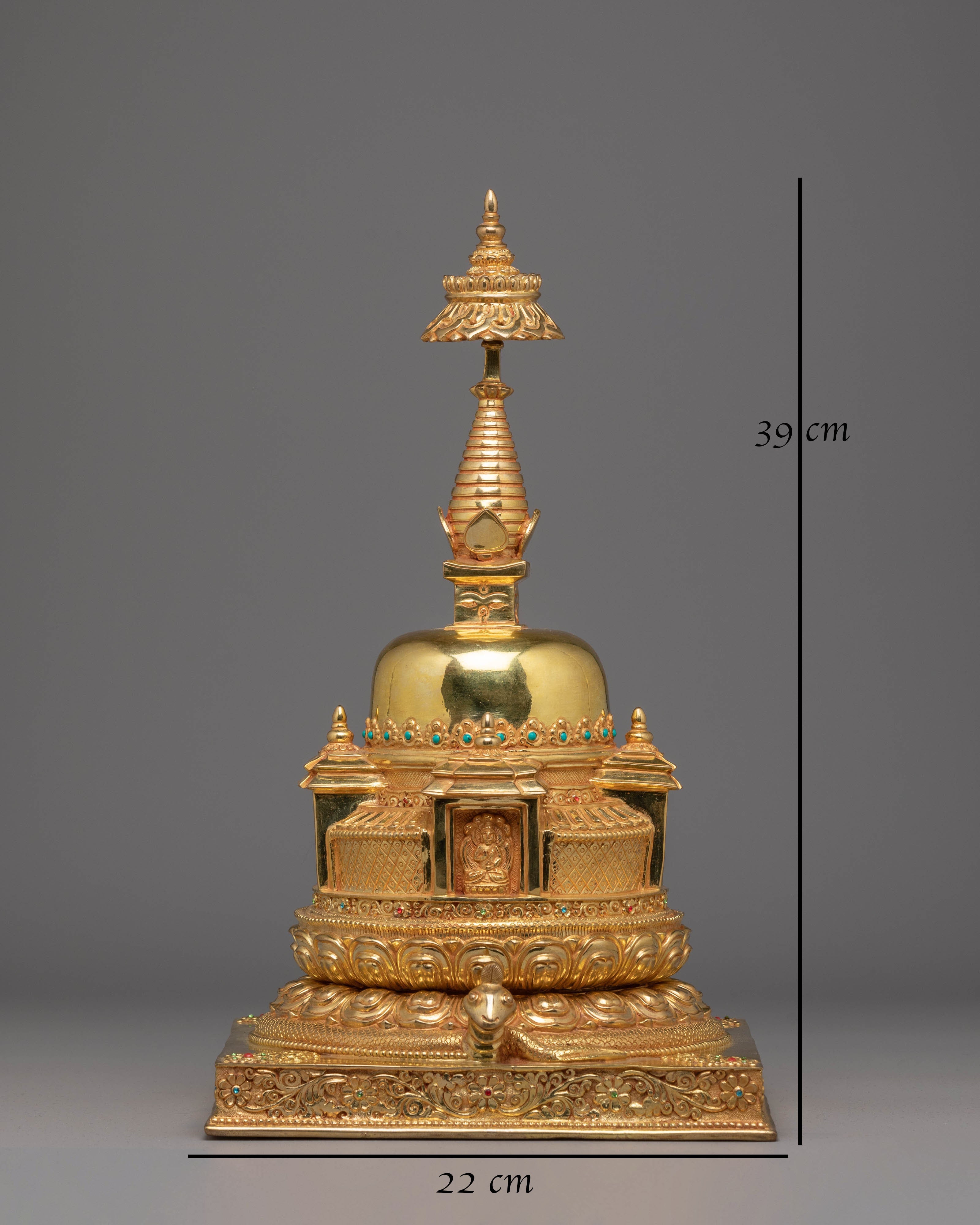 Tibetan Handmade Stupa for Ceremonies | Symbol of Enlightenment
