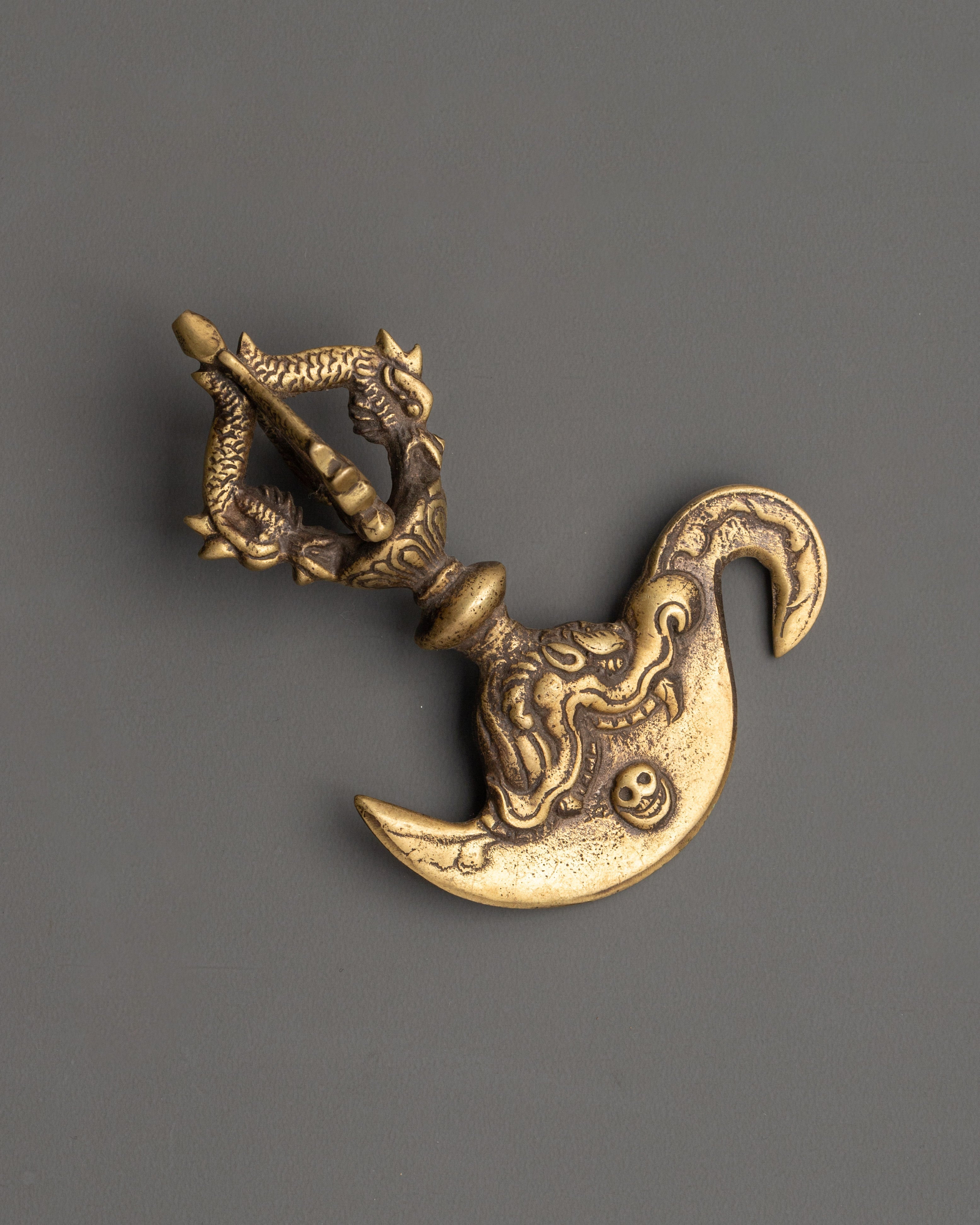 Kartika Knife Tibetan Ritual Tool | Sacred Buddhist Ceremony Dagger