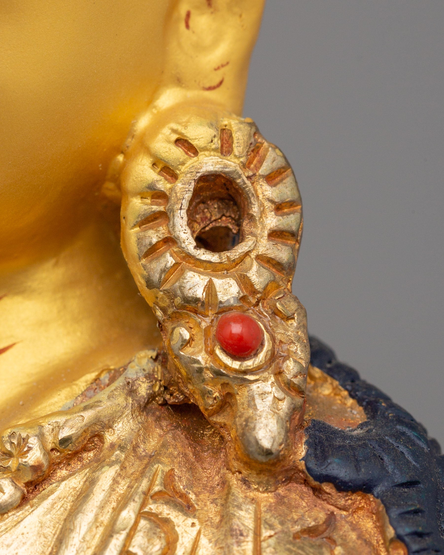 Tibetan Buddha Dharma Sangha Set Statue | Spiritual Buddhist Art Set