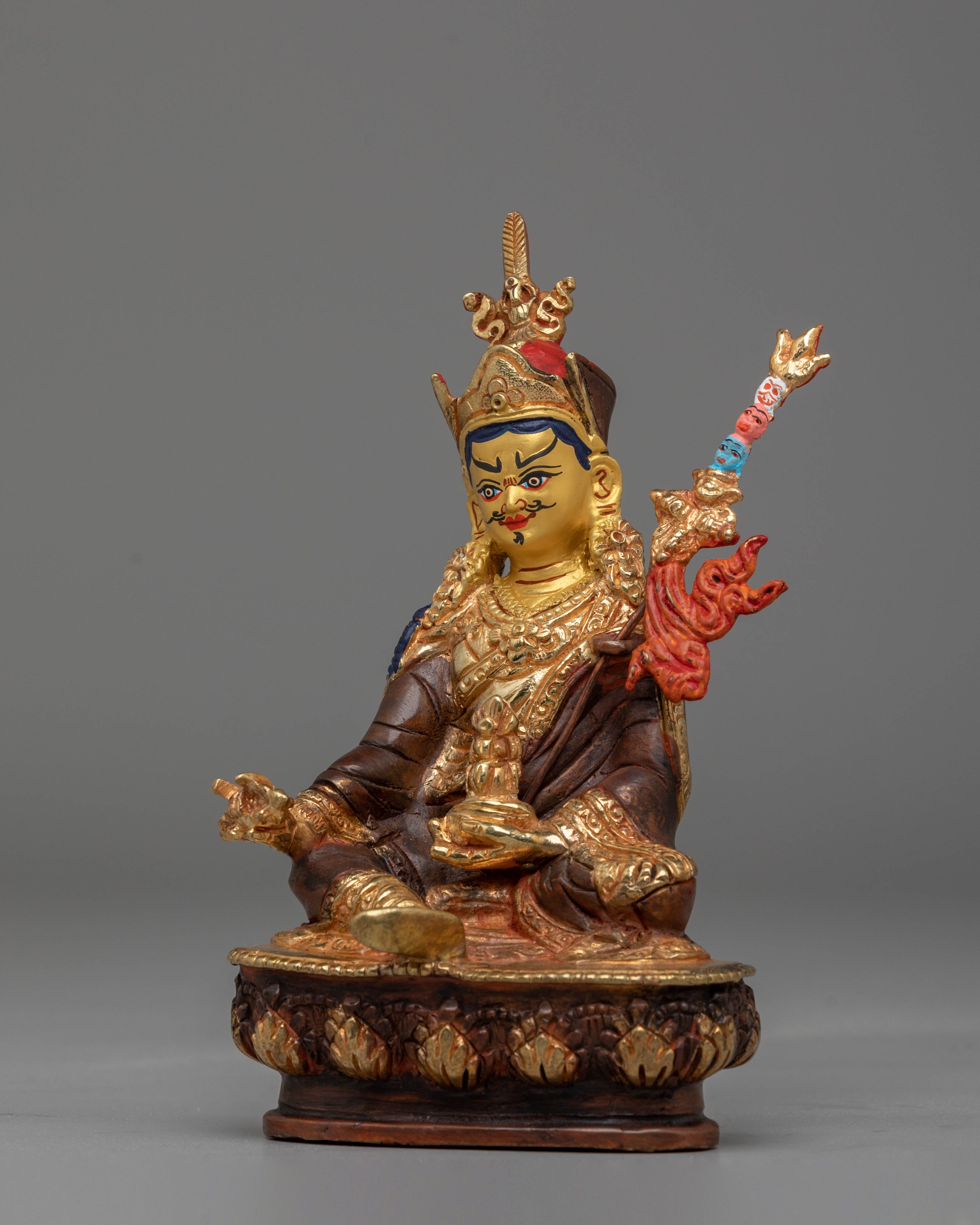 Guru Padmasambhava Statue for Meditation | Tibetan Spiritual Decor