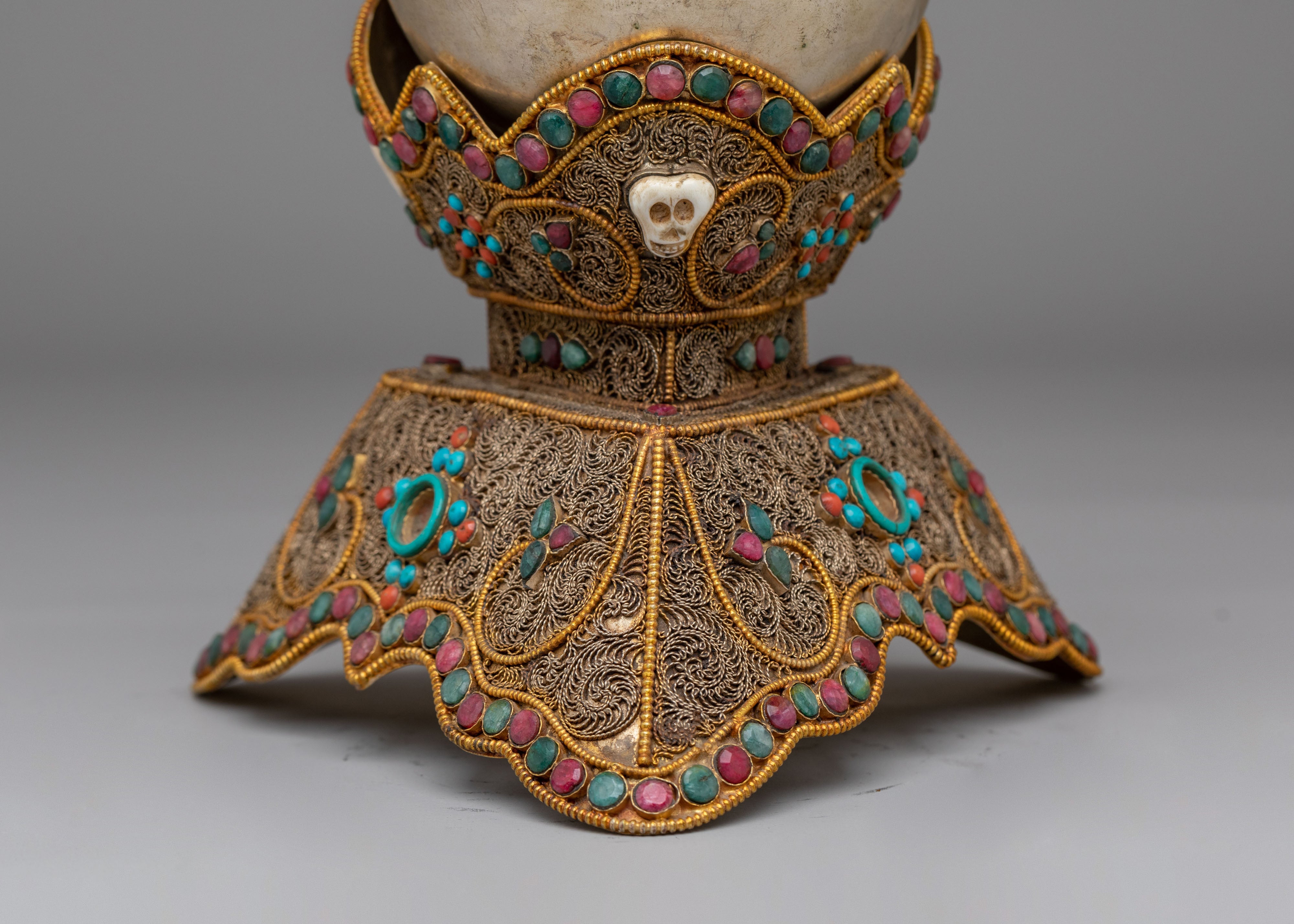 Kapala Buddhist Ritual Vessel | Tibetan Skull Cup