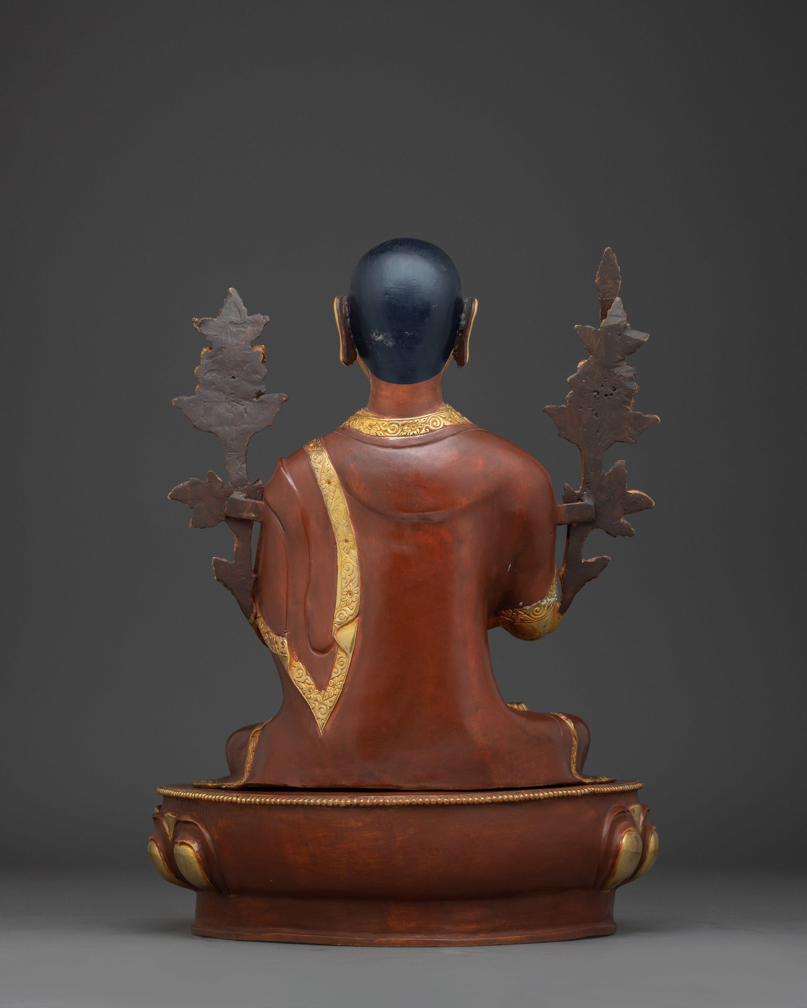 Statue Set of Tsongkhapa | Altar Centerpiece for Peace and Wisdom